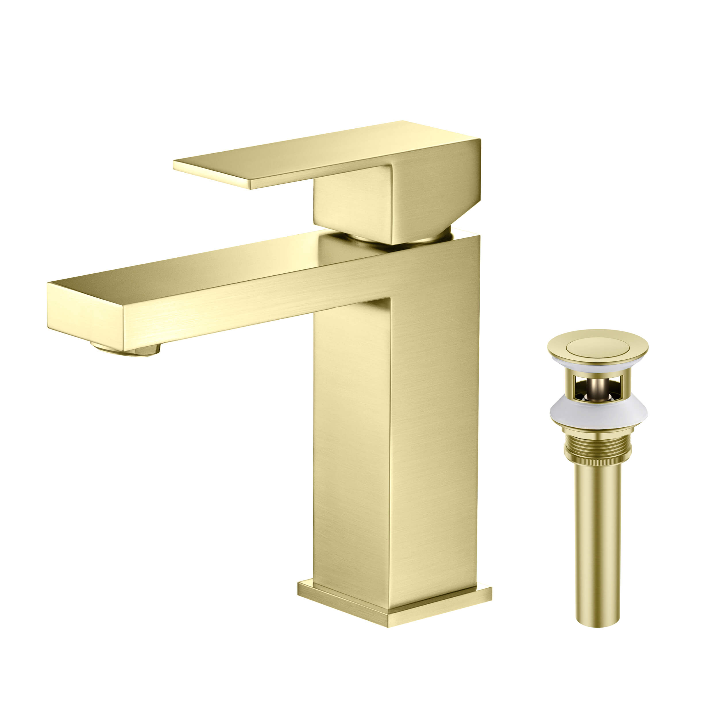 Value Single Handle Bathroom Vanity Sink Faucet with Pop Up Drain – F202