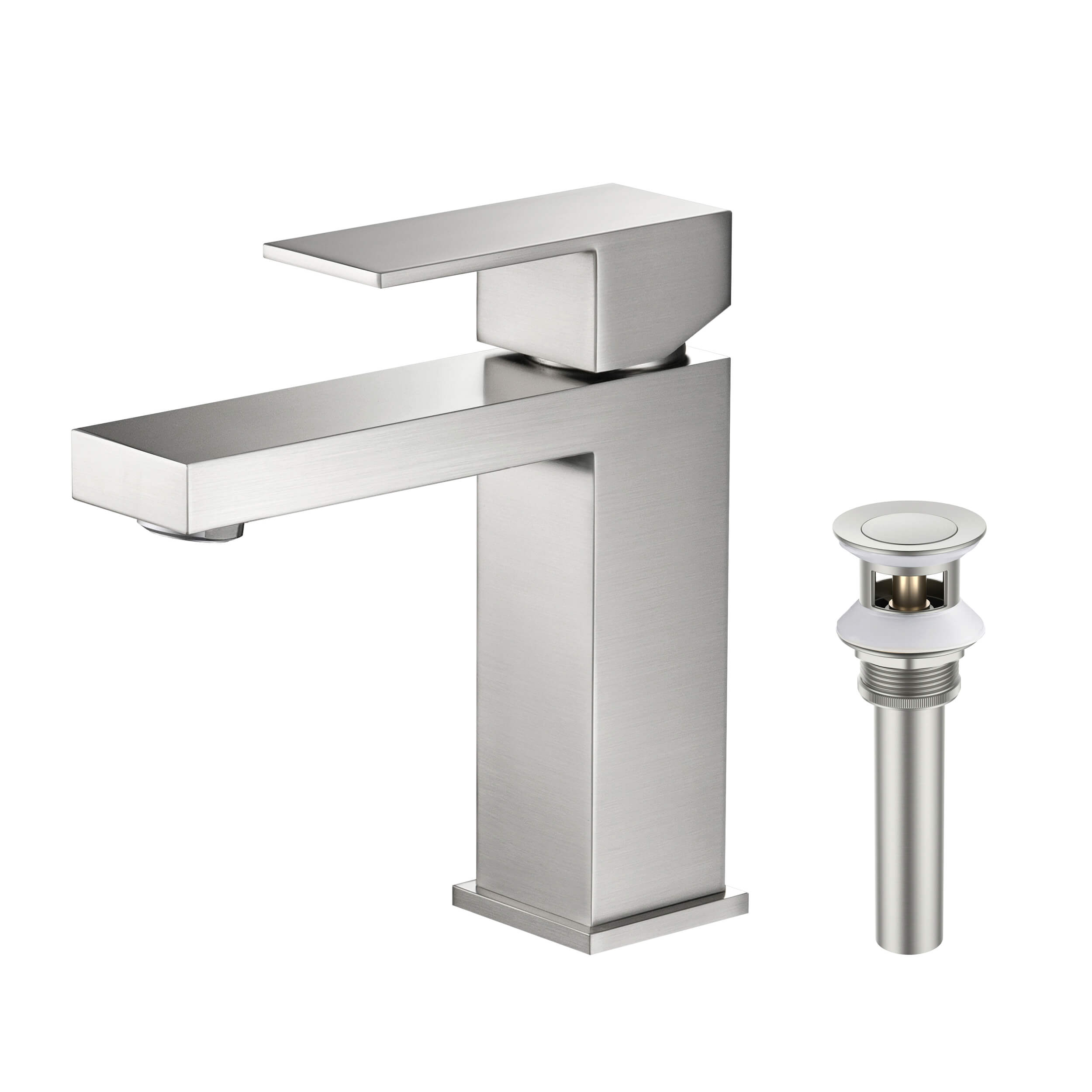 Value Single Handle Bathroom Vanity Sink Faucet with Pop Up Drain – F202