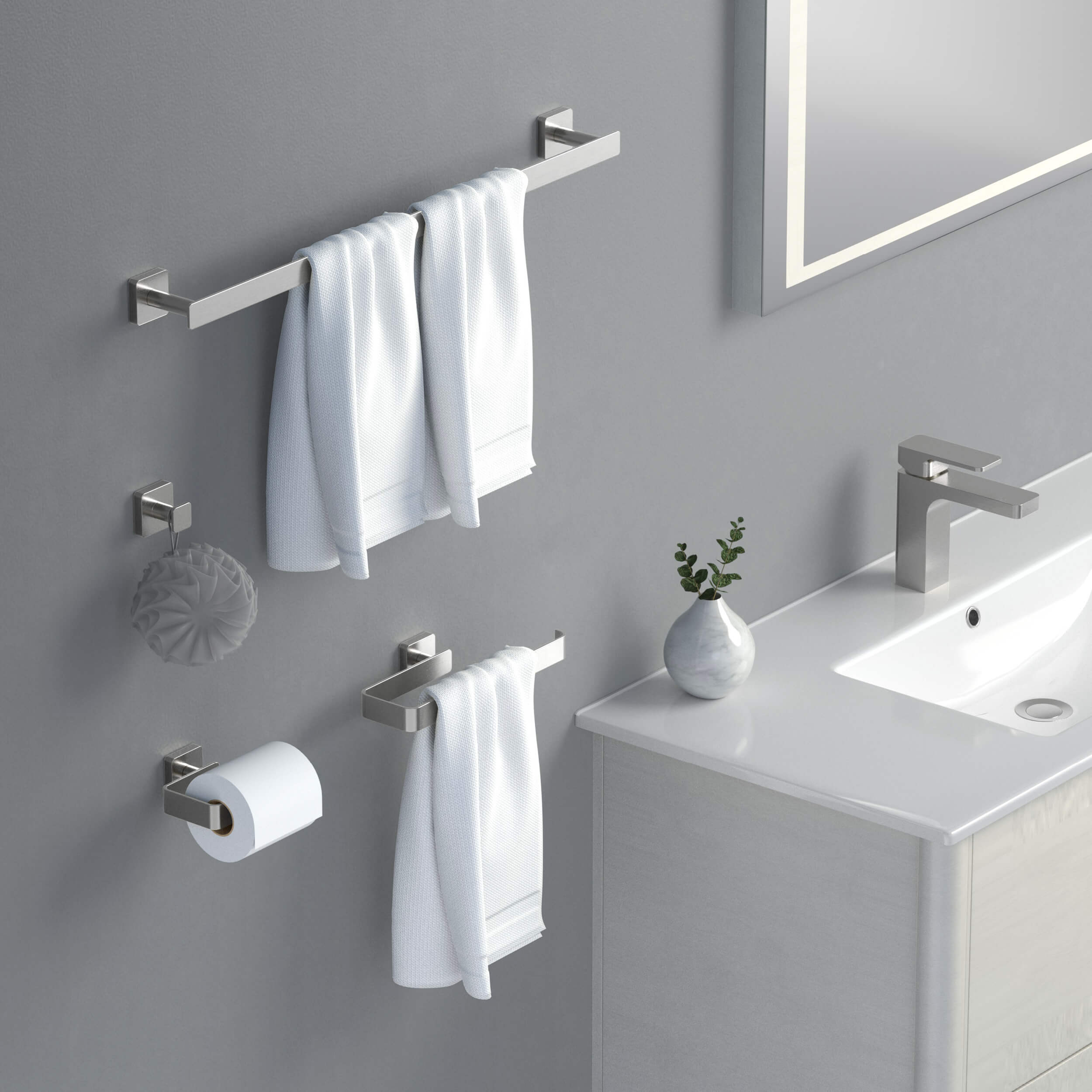 Blaze 4-Piece Bathroom Hardware Set - C-KBA16-4