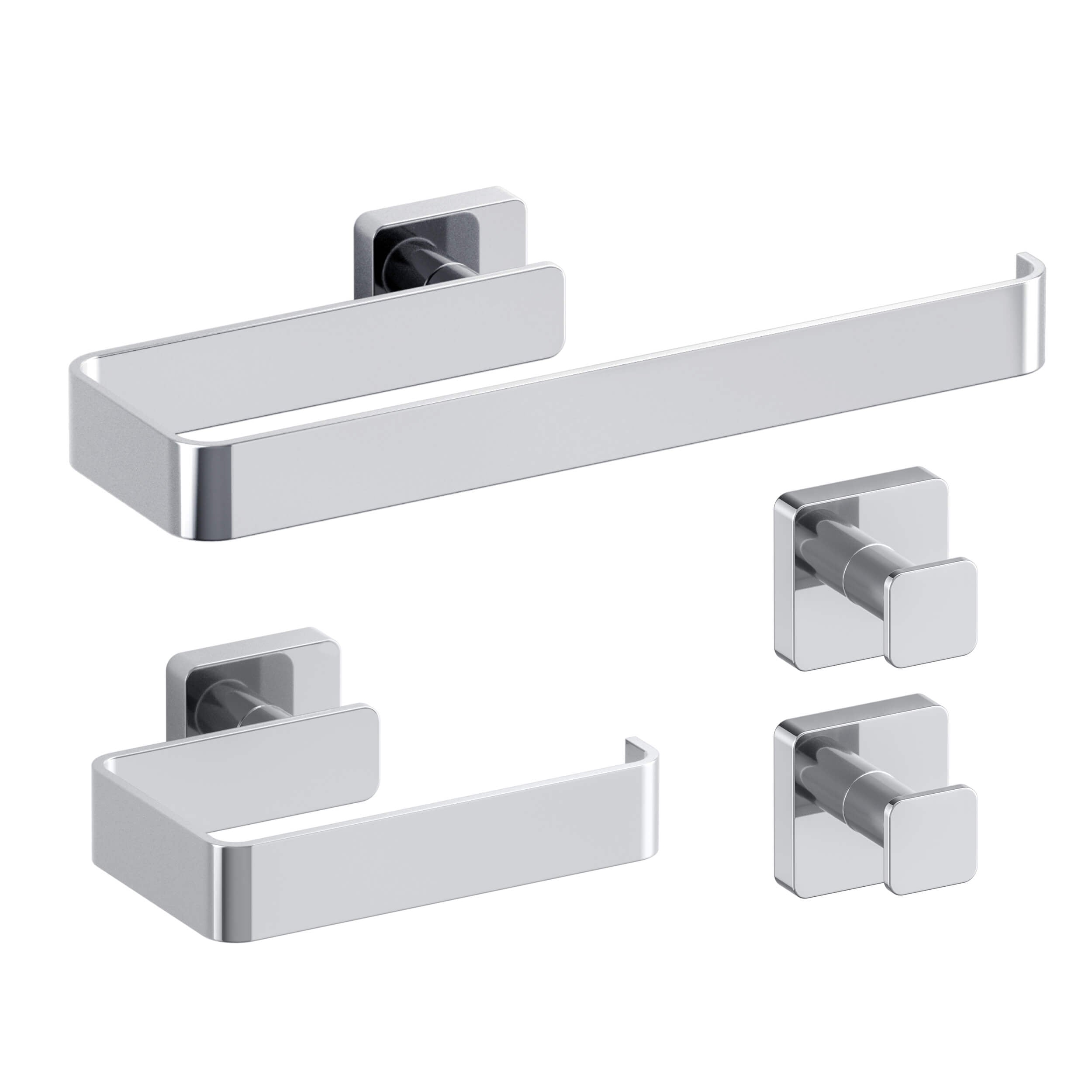 Blaze 4-Piece Bathroom Hardware Set - C-KBA16-4-1