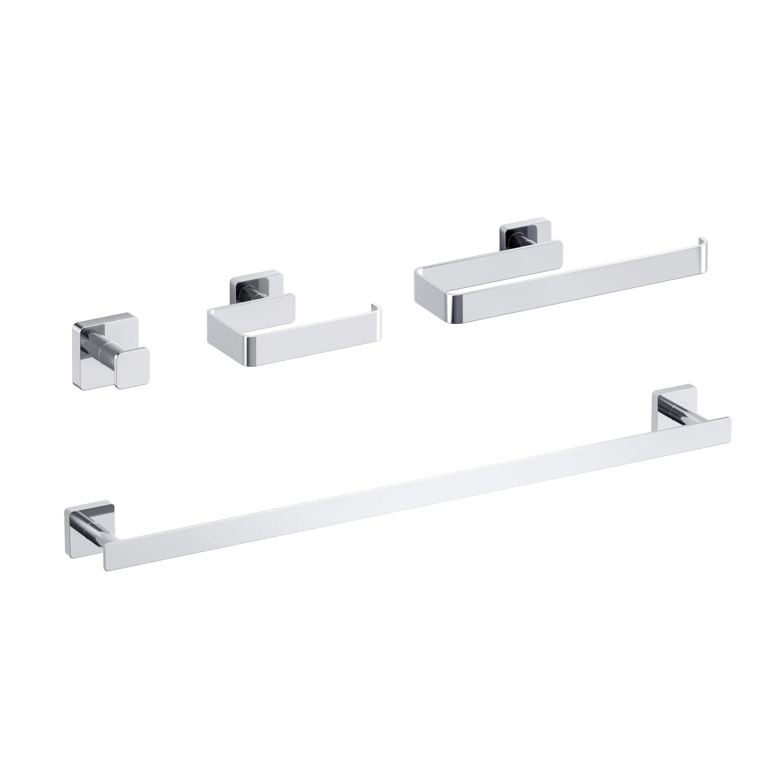 Blaze 4-Piece Bathroom Hardware Set - C-KBA16-4