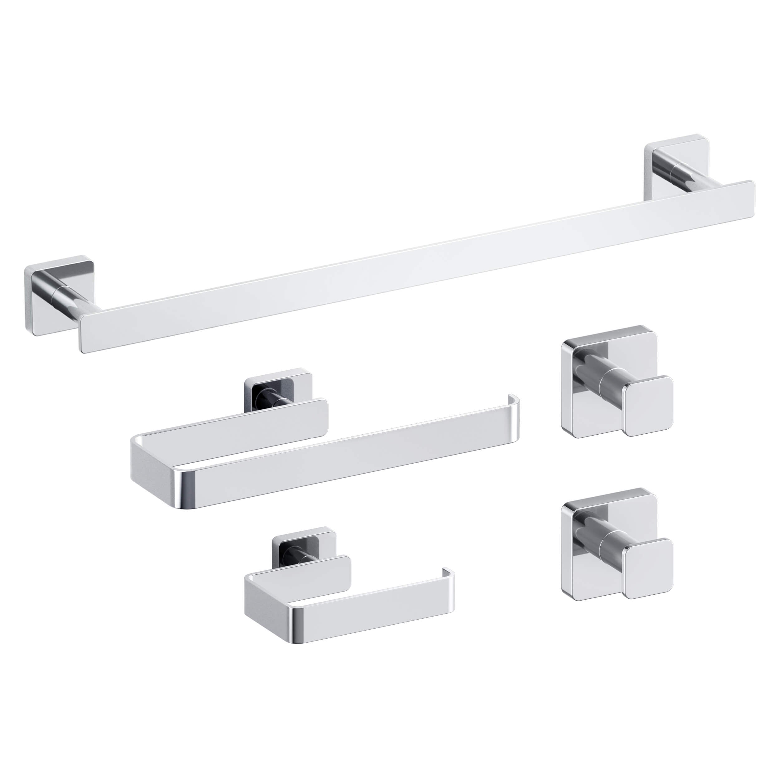 Blaze 5-Piece Bathroom Hardware Set - C-KBA16-5-1