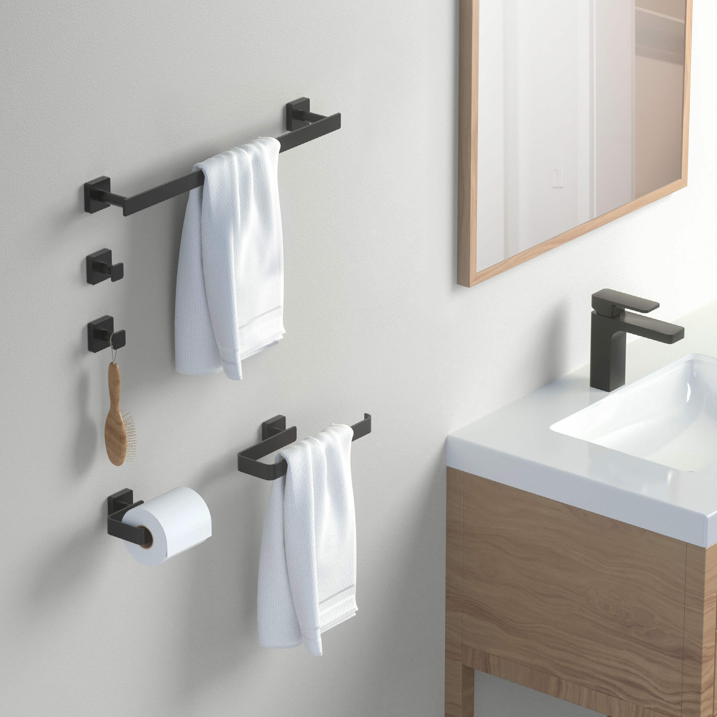 Blaze 5-Piece Bathroom Hardware Set - C-KBA16-5-1