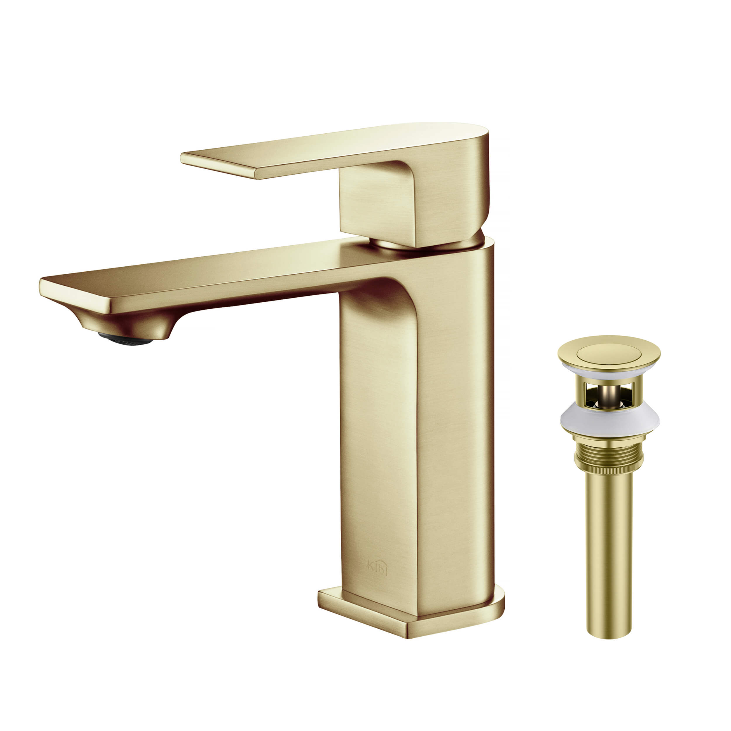 Mirage Brass Single Handle Bathroom Vanity Sink Faucet - C-KBF1001-KPW100