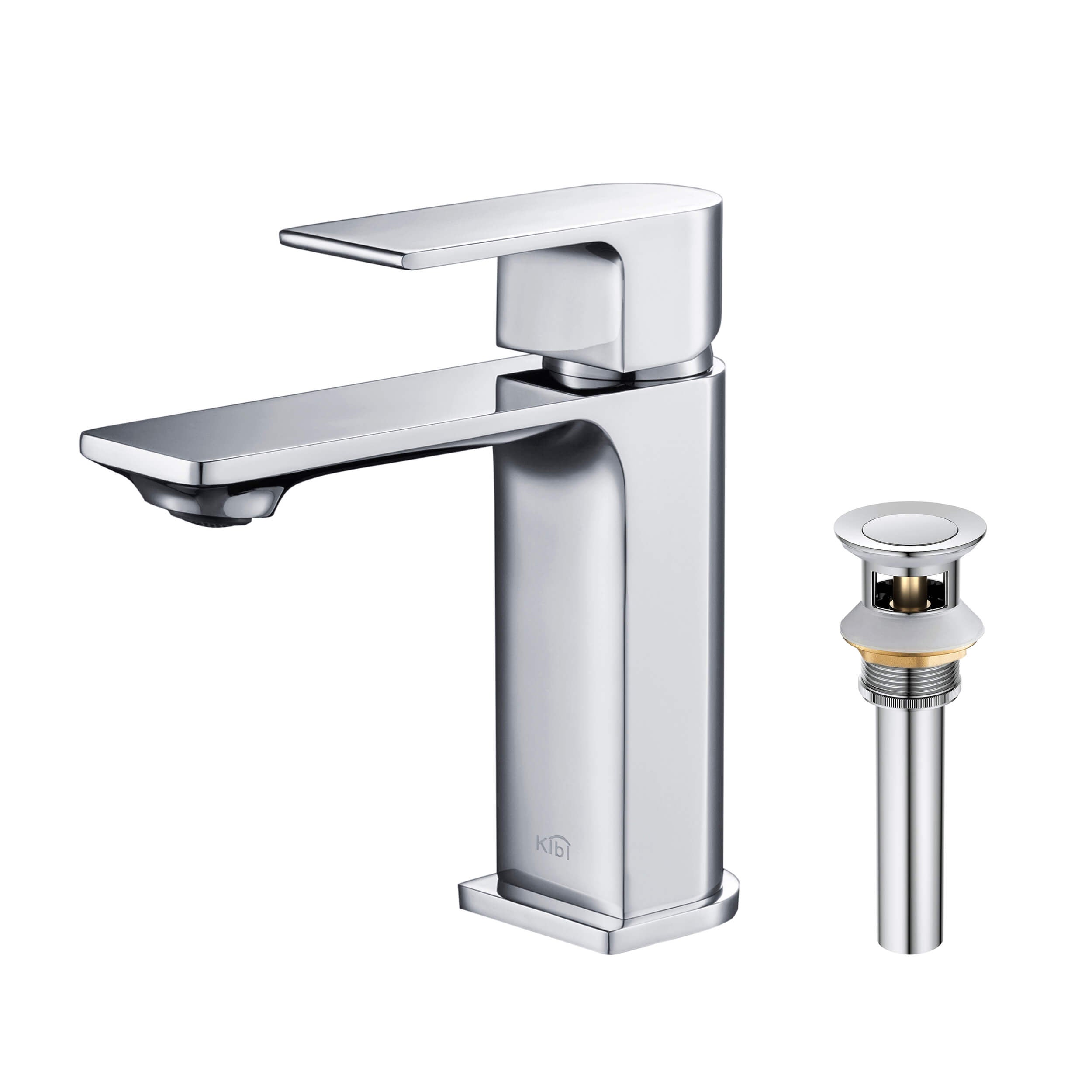 Mirage Brass Single Handle Bathroom Vanity Sink Faucet - C-KBF1001-KPW100