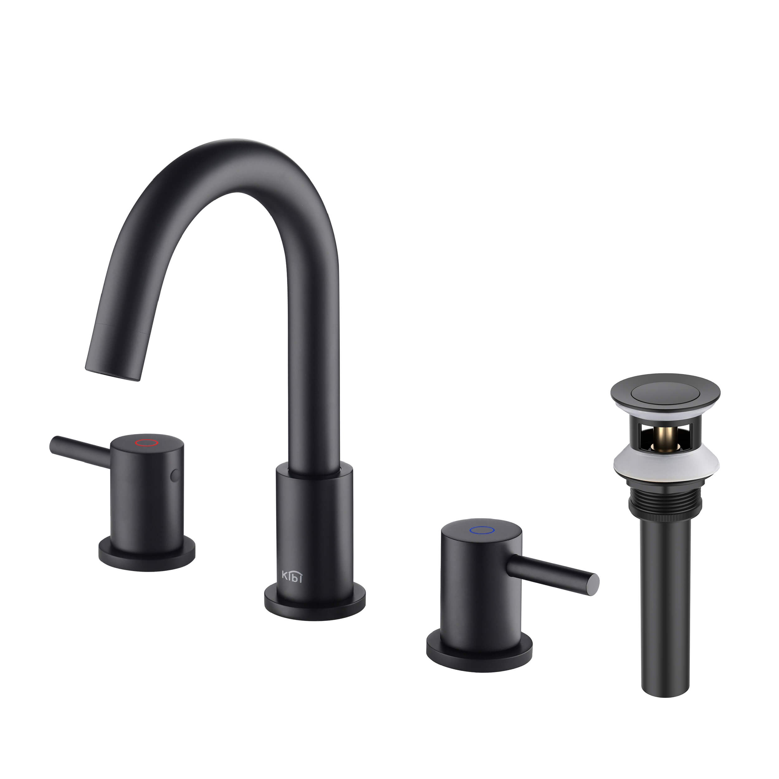 Circular 8″ Widespread Bathroom Sink Faucet with Drain Assembly – KBF1016