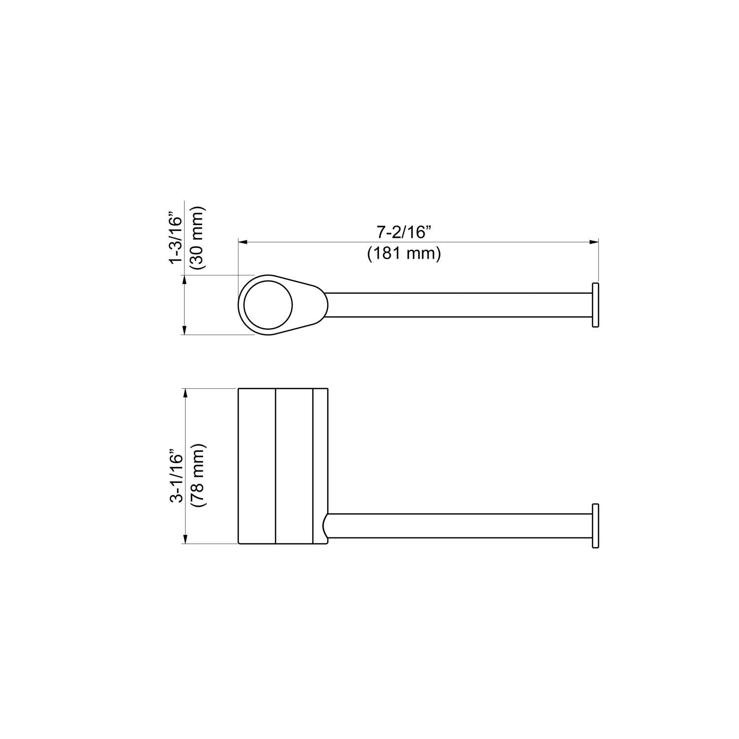 Chrome White Bathroom Hardware Accessory Wall Mounted Tissue Holder with Hook KBA1302