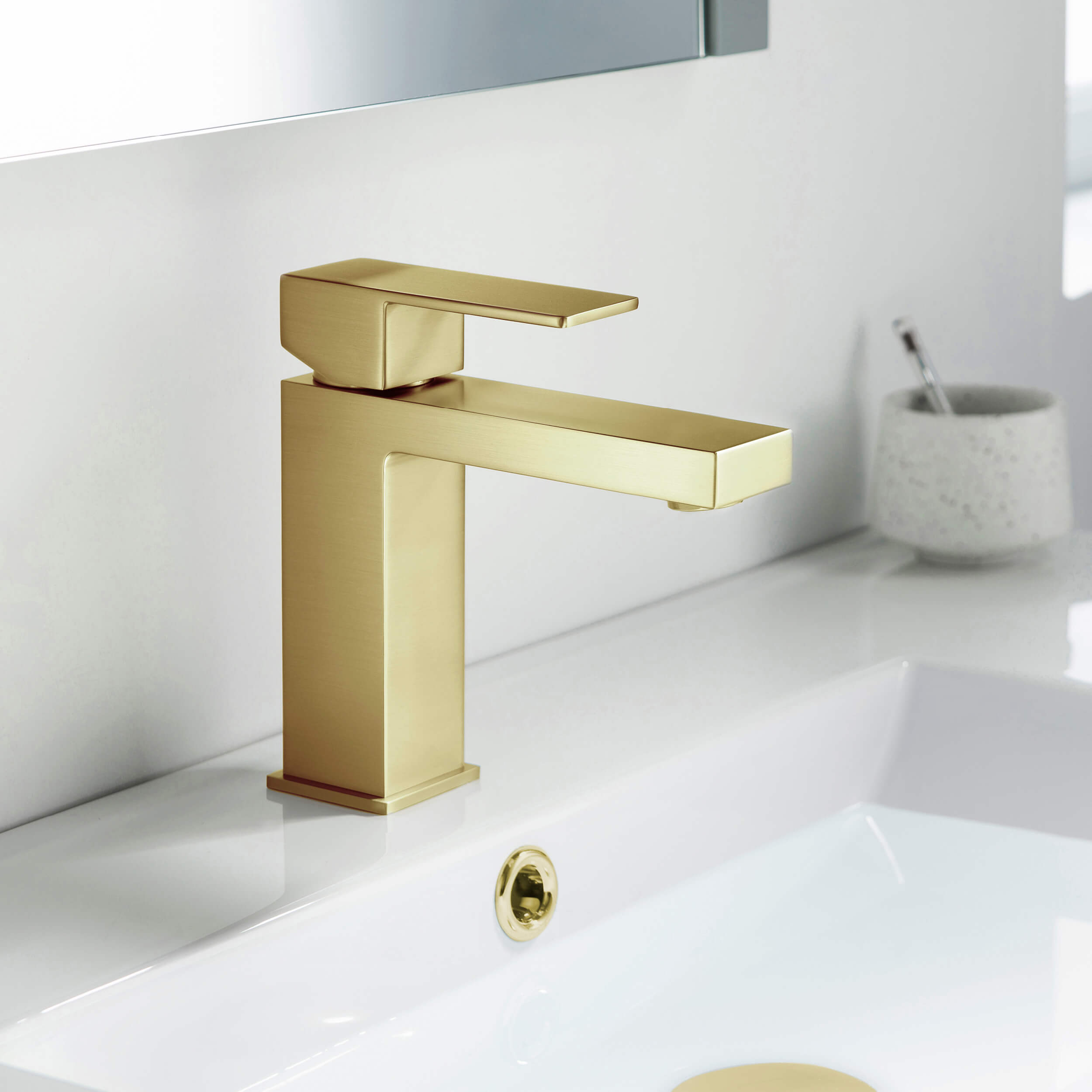 Value Single Handle Bathroom Vanity Sink Faucet with Pop Up Drain – F202