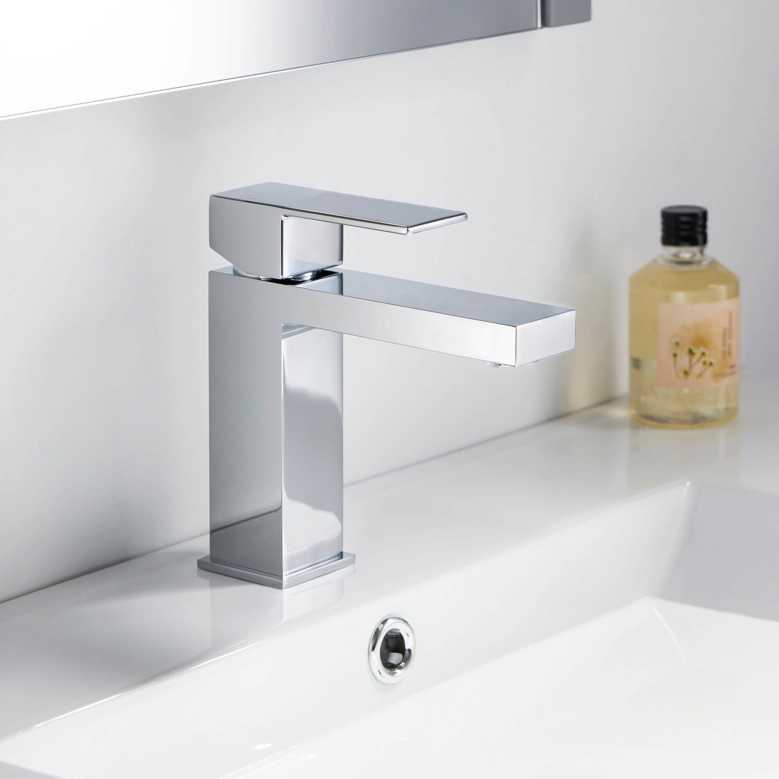 Value Single Handle Bathroom Vanity Sink Faucet with Pop Up Drain – F202