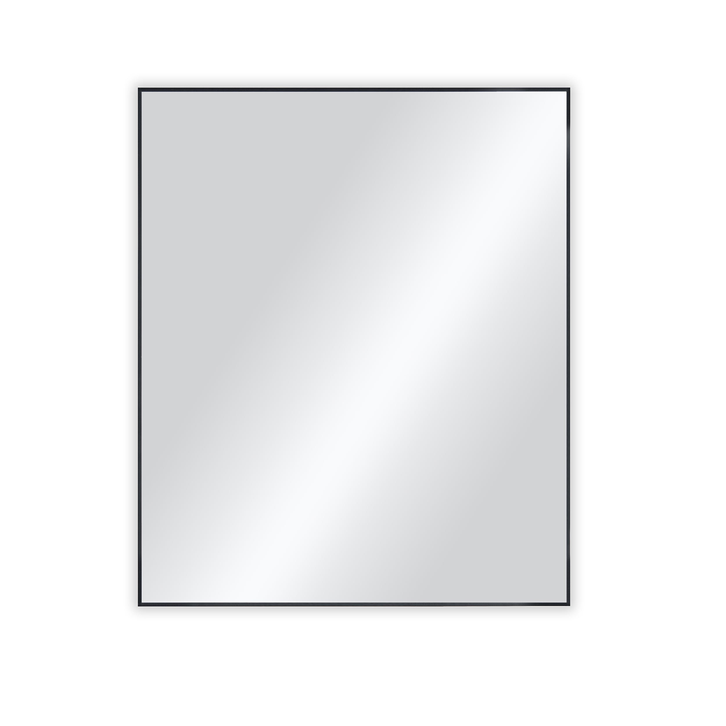 30" x 36" Shatterproof Wall Mount Metal Frame Mirror - FM1-3036