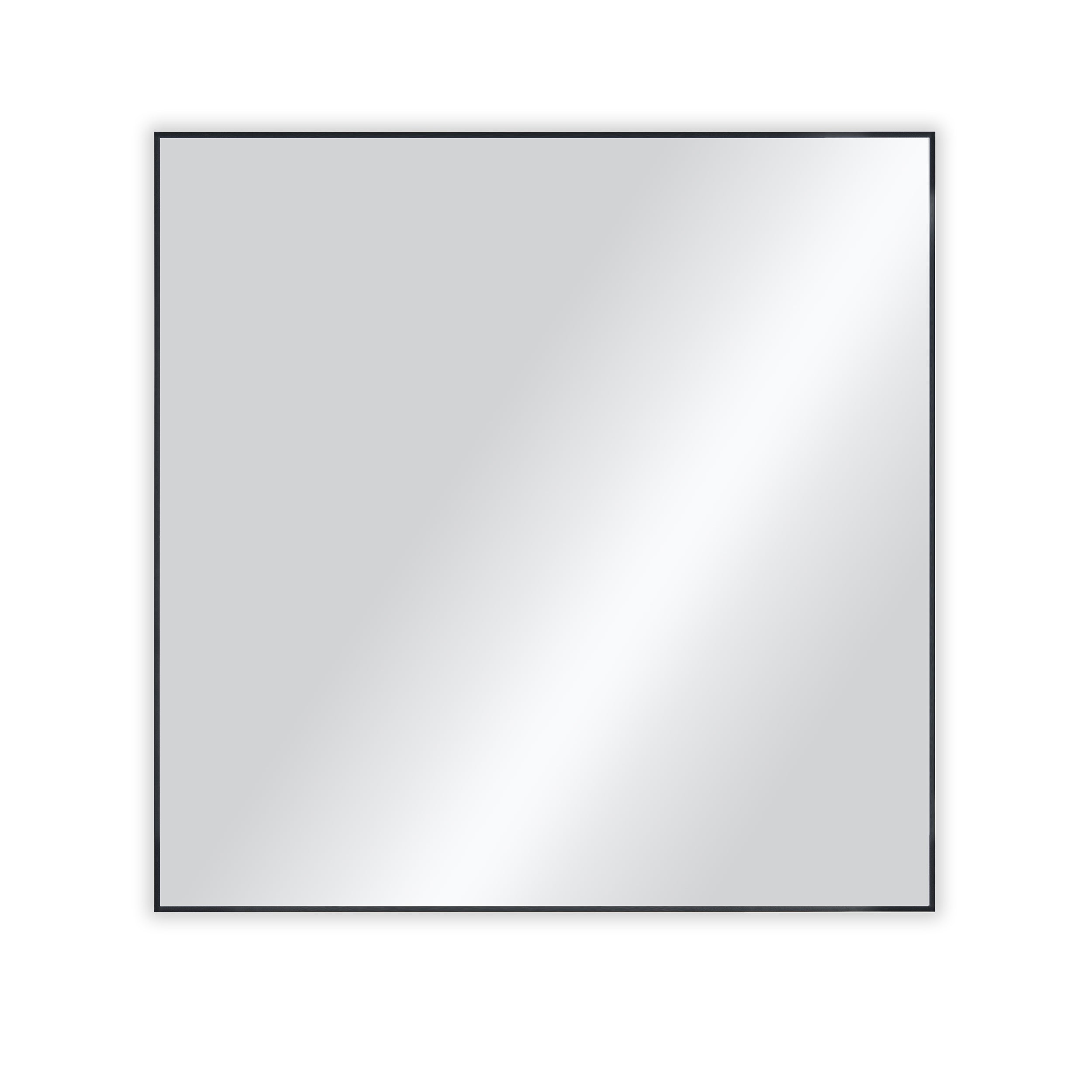 36" x 36" Shatterproof Wall Mount Metal Frame Mirror - FM1-3636