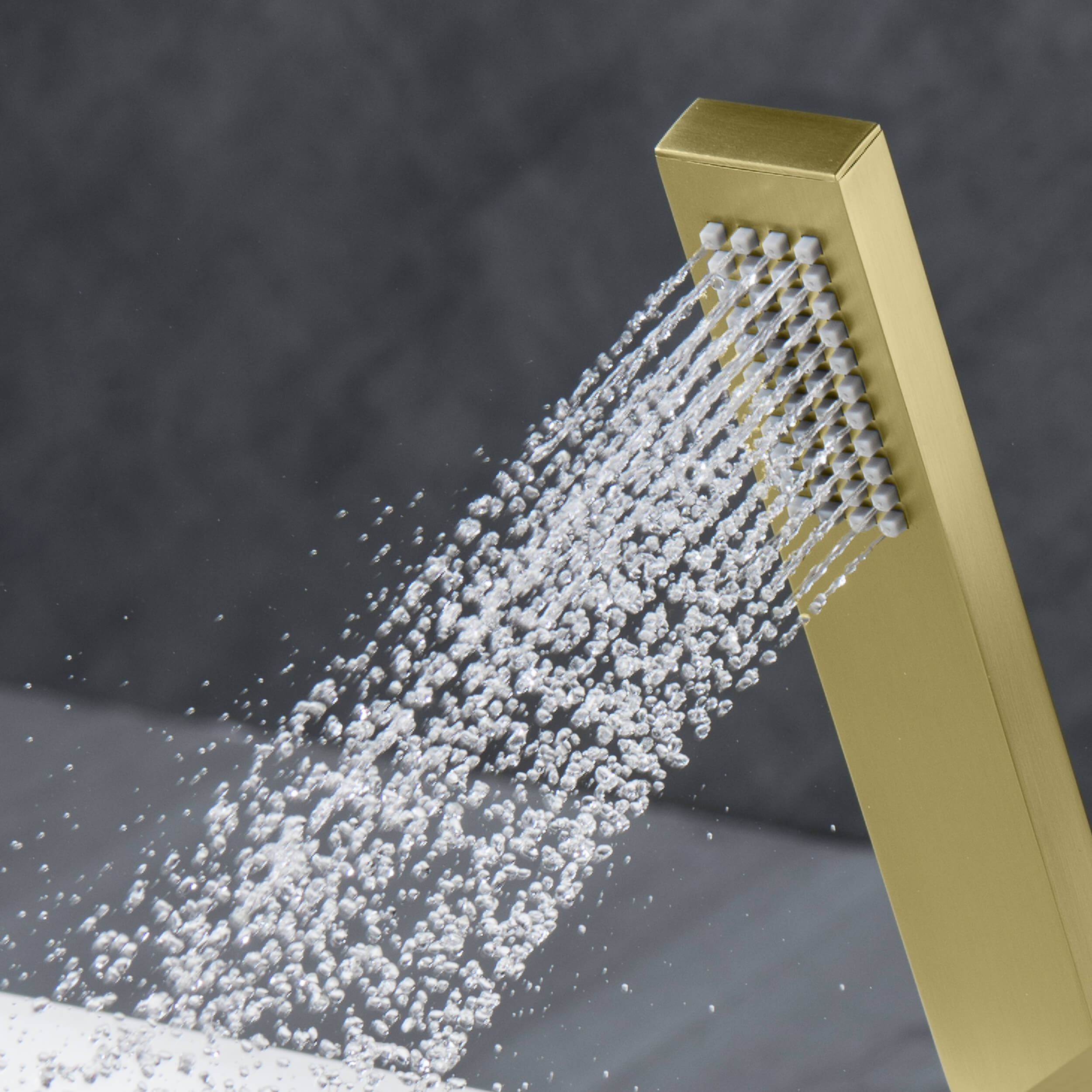 Cube Metal Handheld Shower Head HS1004