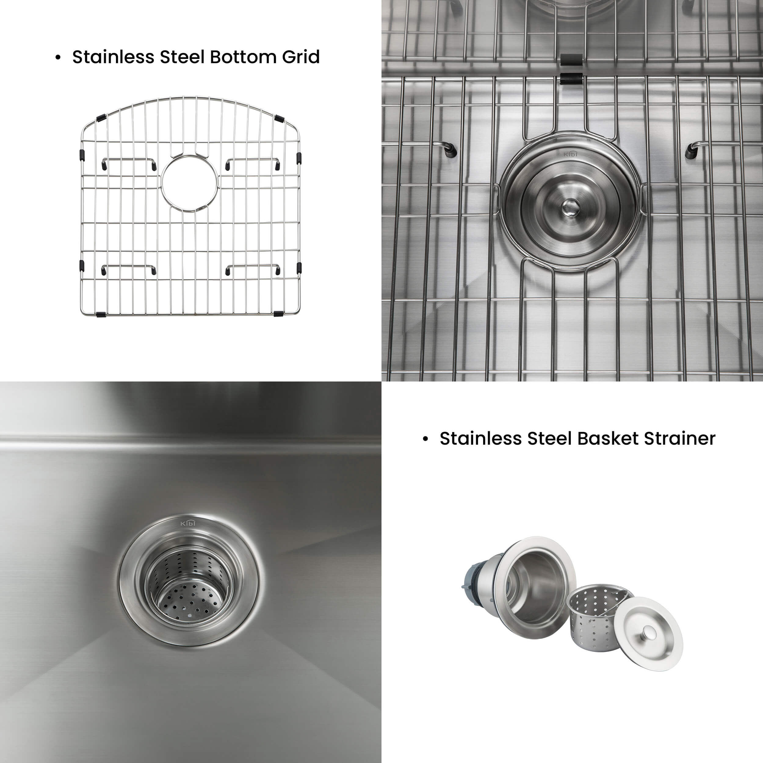 22″ Handcrafted Undermount Single Bowl 16 gauge Stainless Steel D Shape Kitchen Sink – K1-S22-D