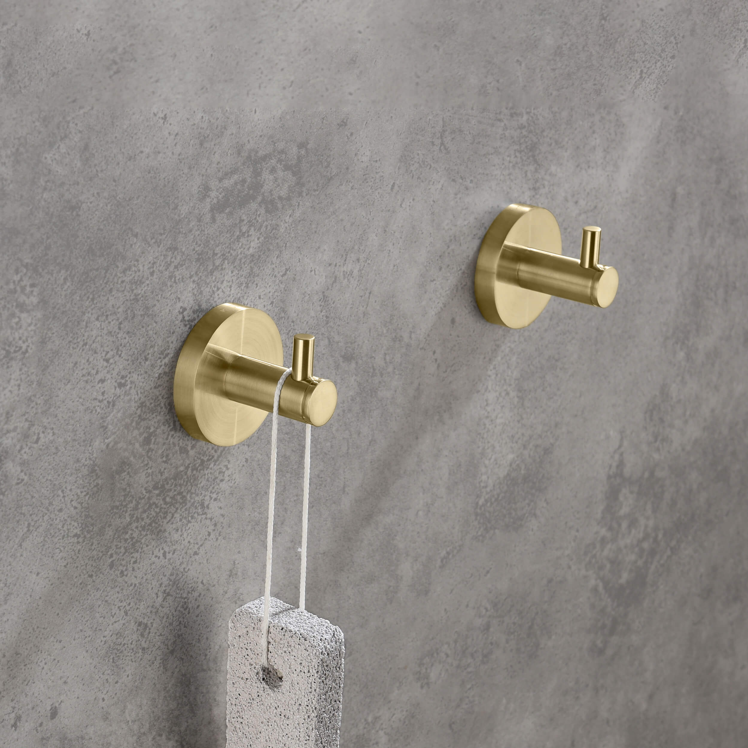 Circular Bathroom Towel & Robe Hook - KBA1401