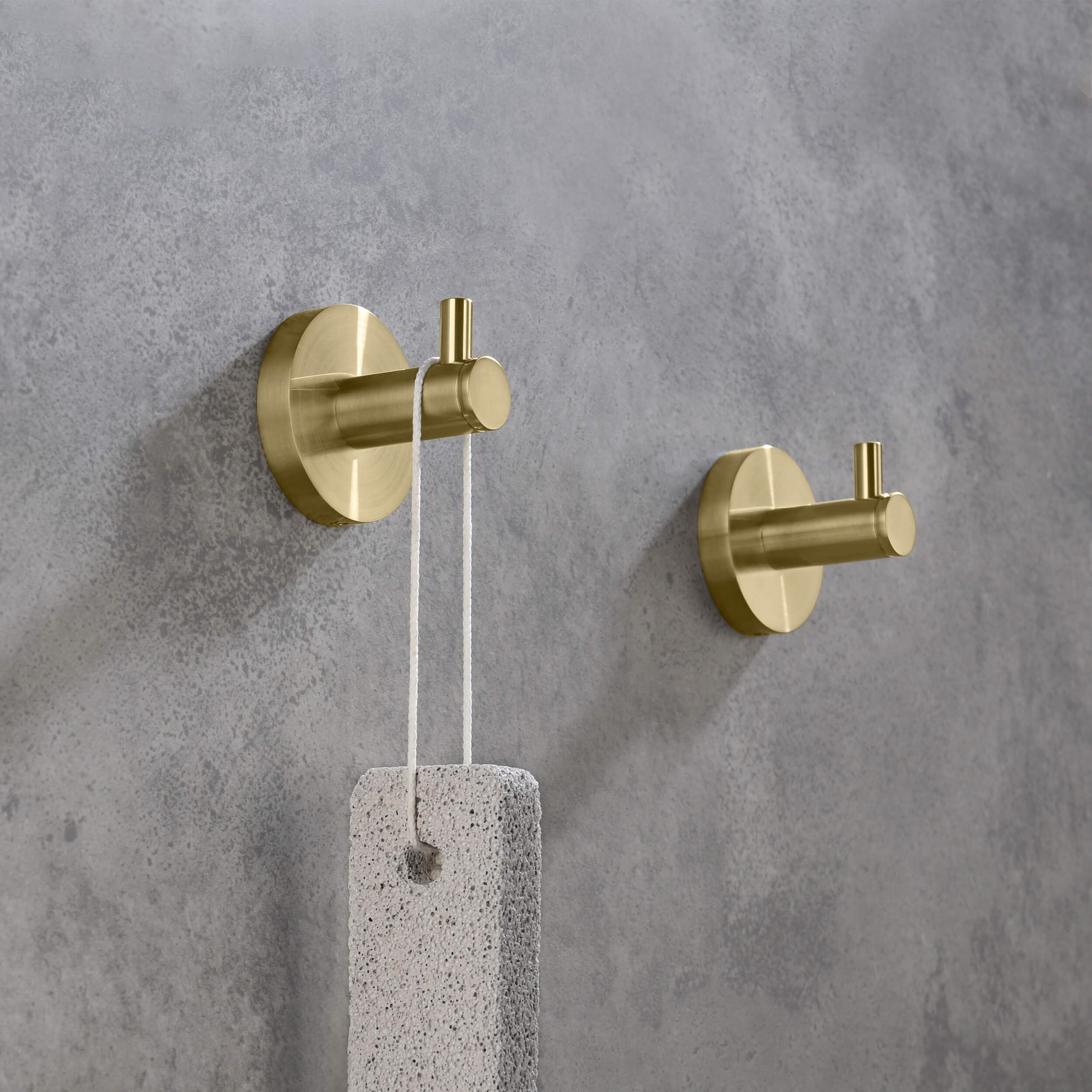 Circular Bathroom Towel & Robe Hook - KBA1401