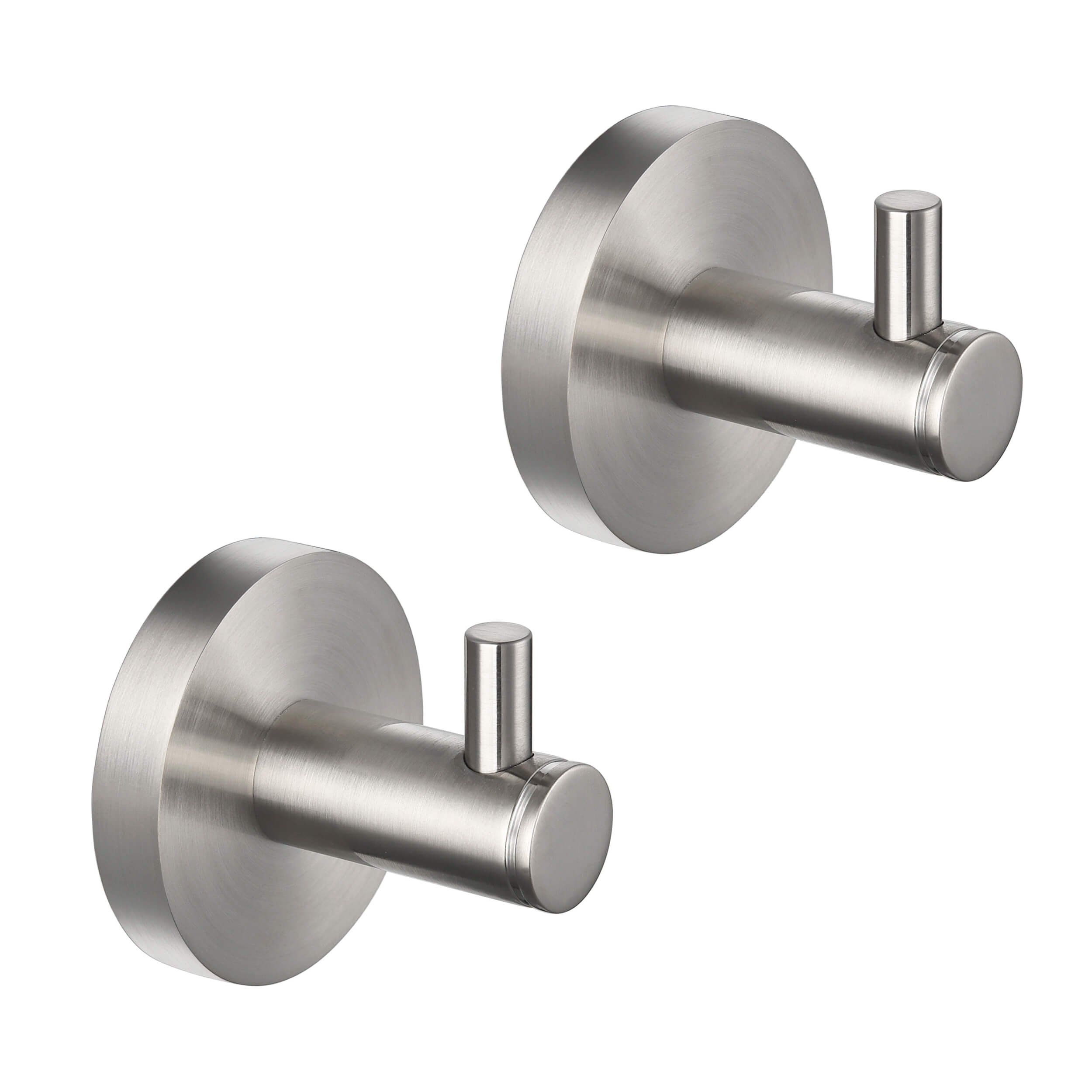 Circular Bathroom Towel & Robe Hook 2-Piece - KBA1401-2PC