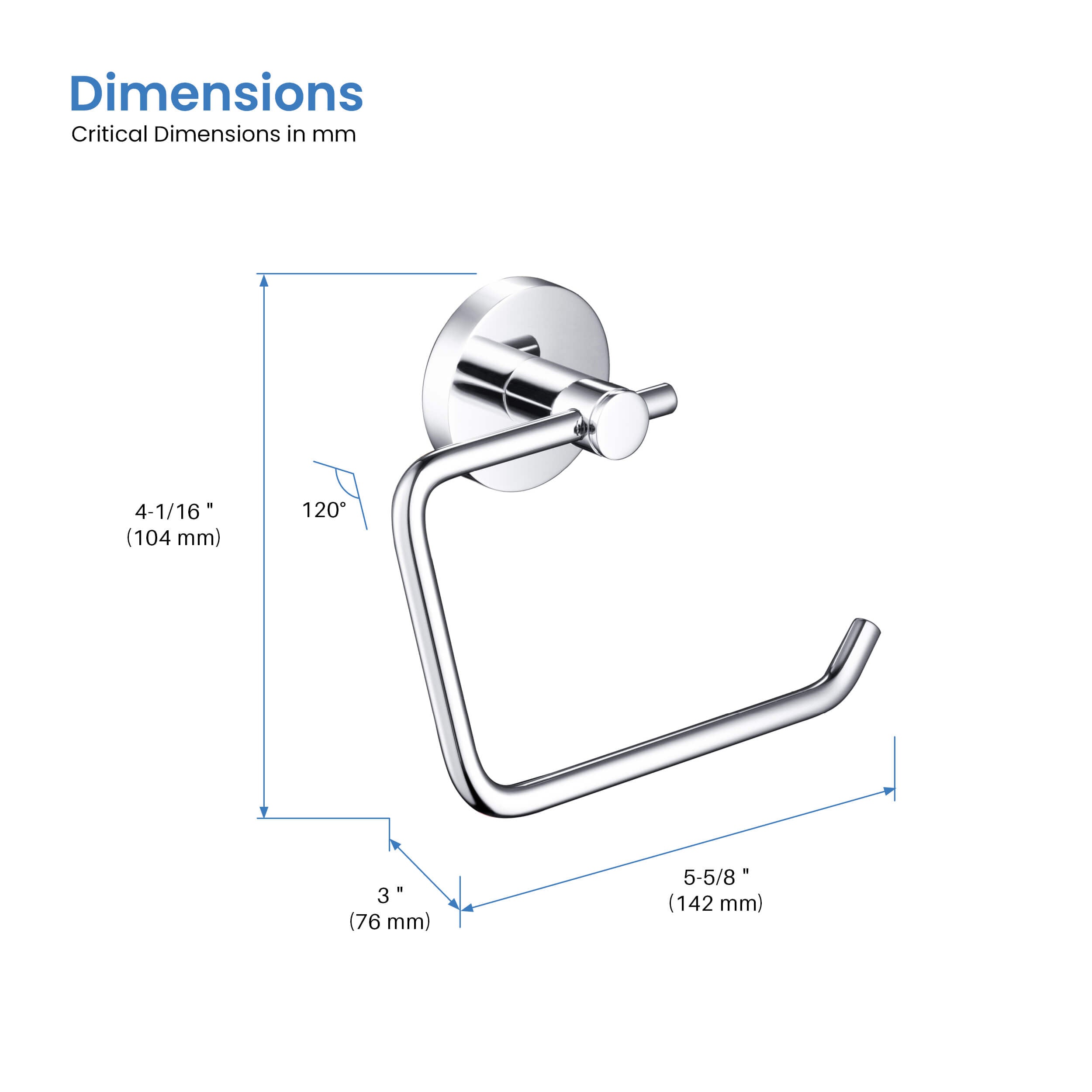 Circular Toilet Paper Holder KBA1405