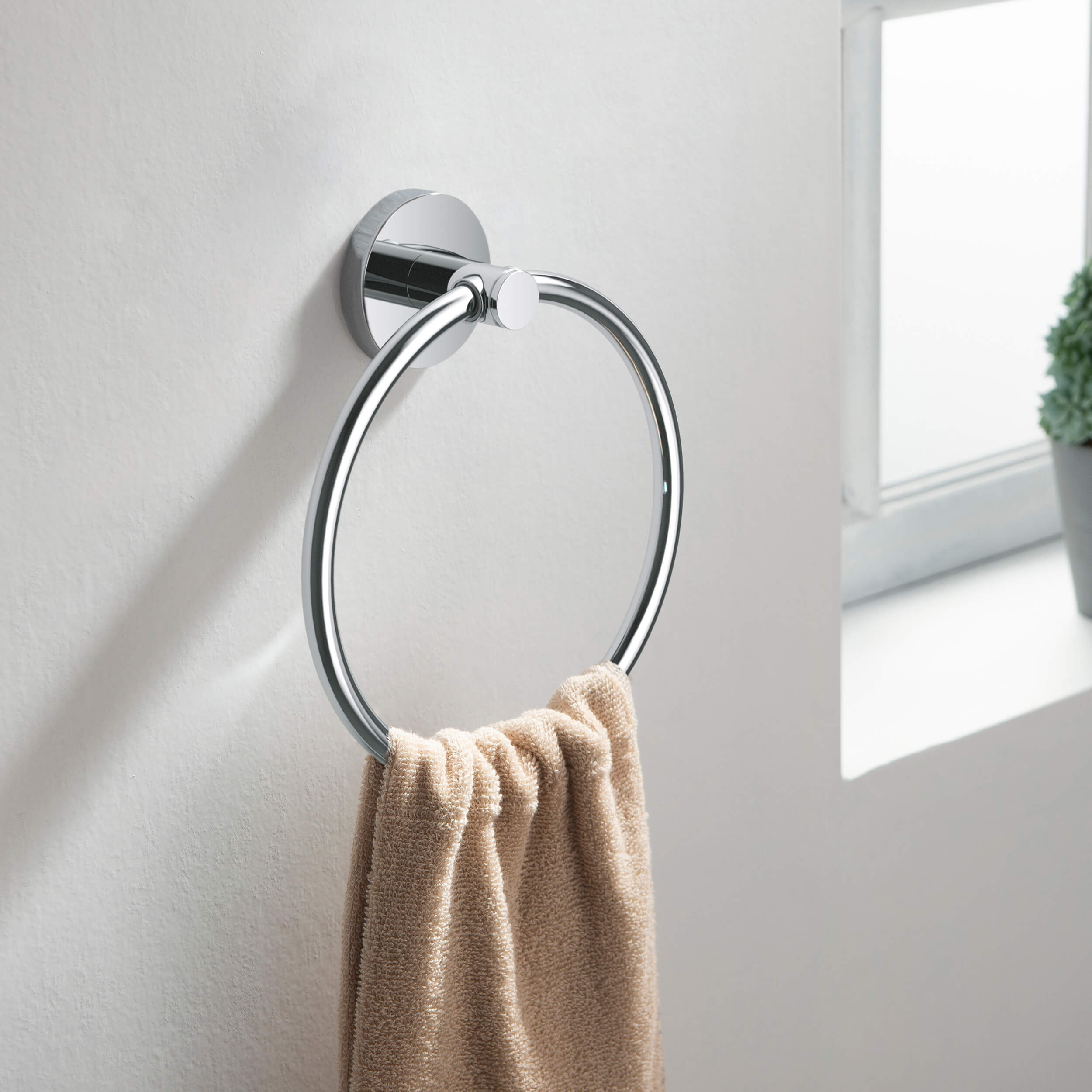 Circular Bathroom Towel Ring KBA1406