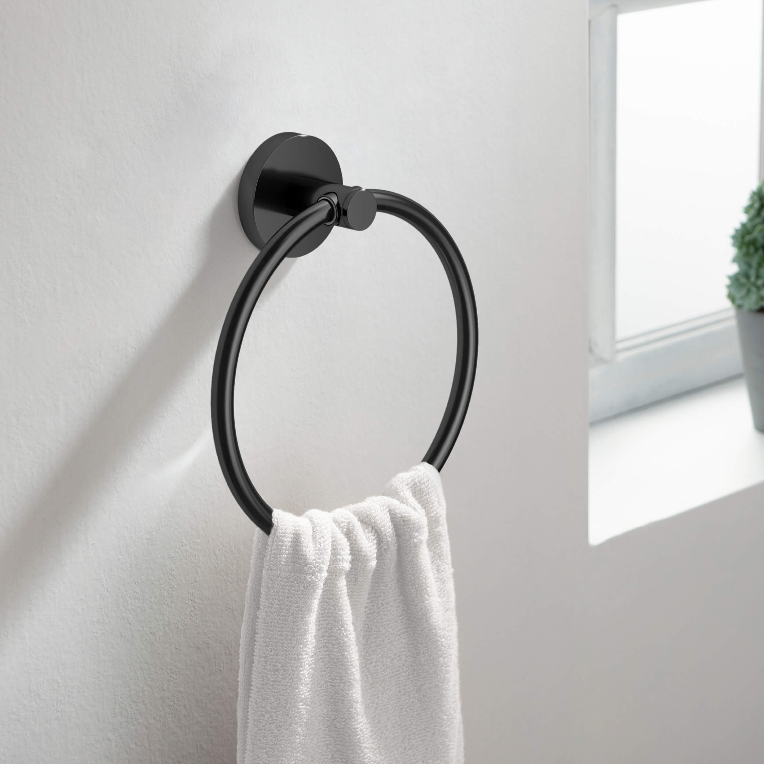 Circular Bathroom Towel Ring KBA1406