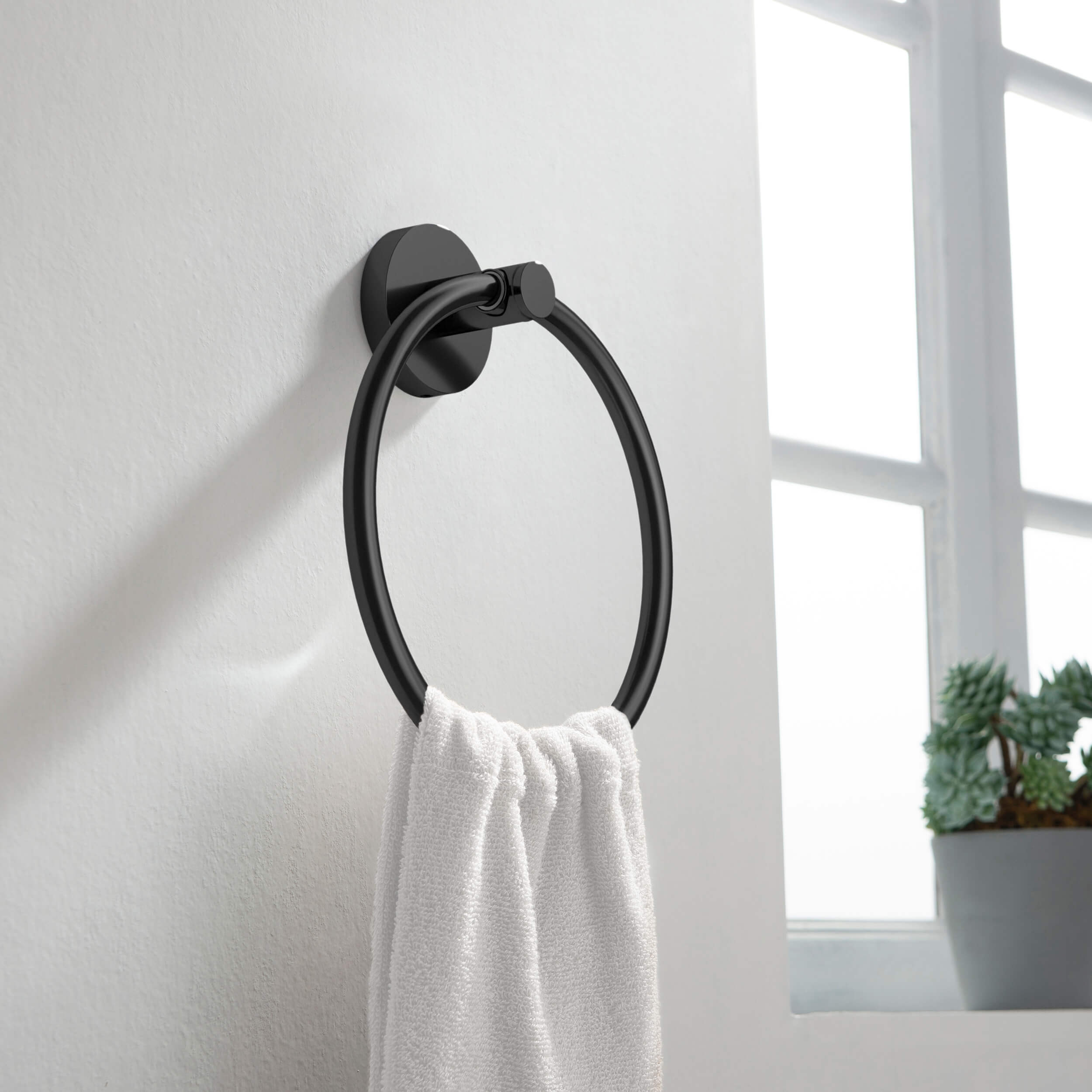 Circular Bathroom Towel Ring KBA1406