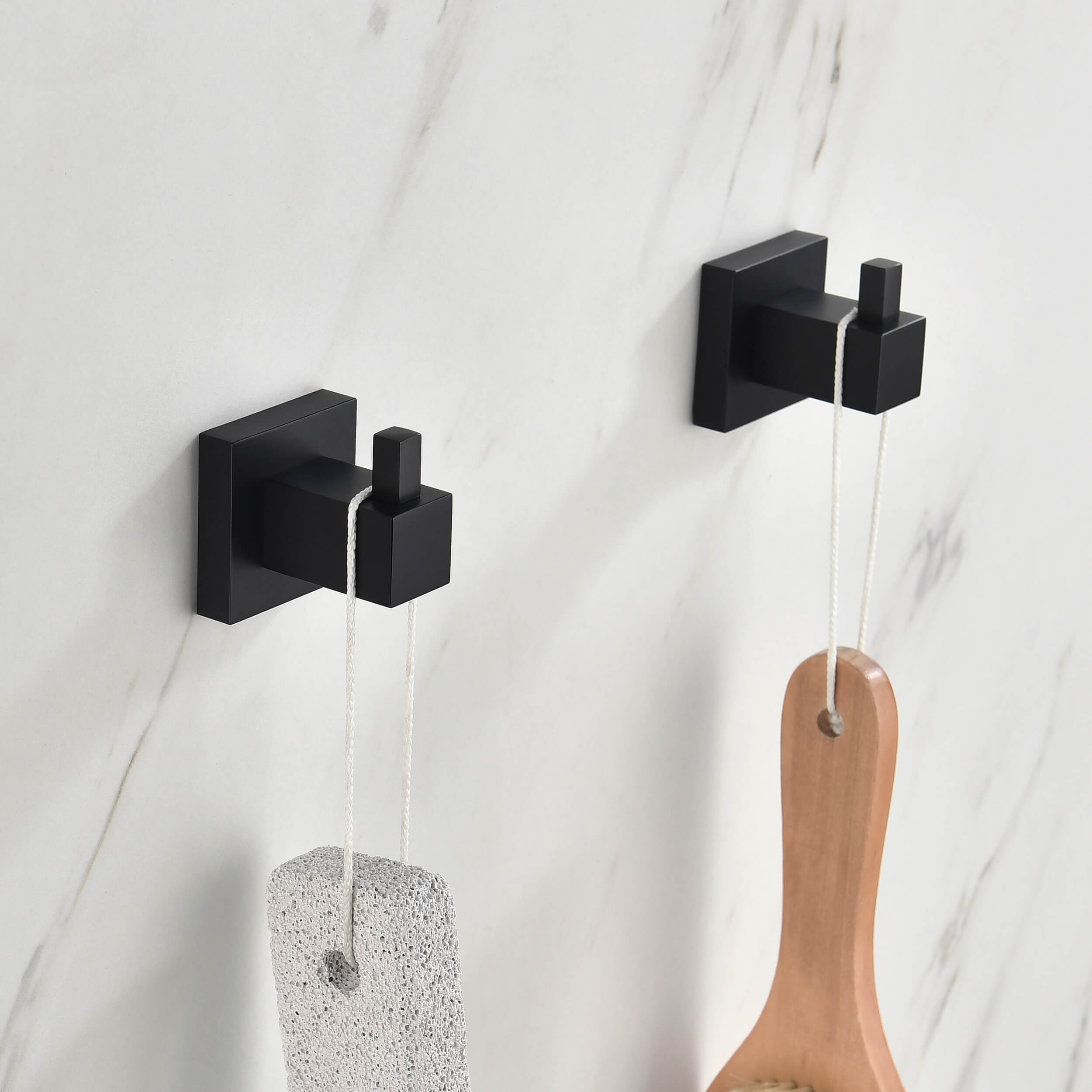 Cube Bathroom Towel & Robe Hook 2-Piece - KBA1501-2PC