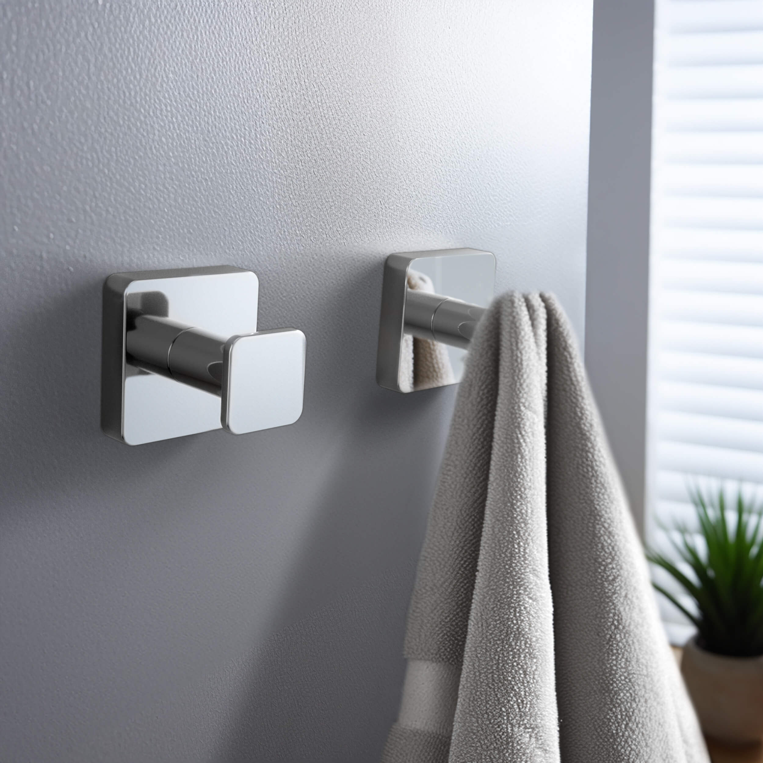 Blaze Bathroom Towel & Robe Hook 3-Piece - KBA1601-3PC