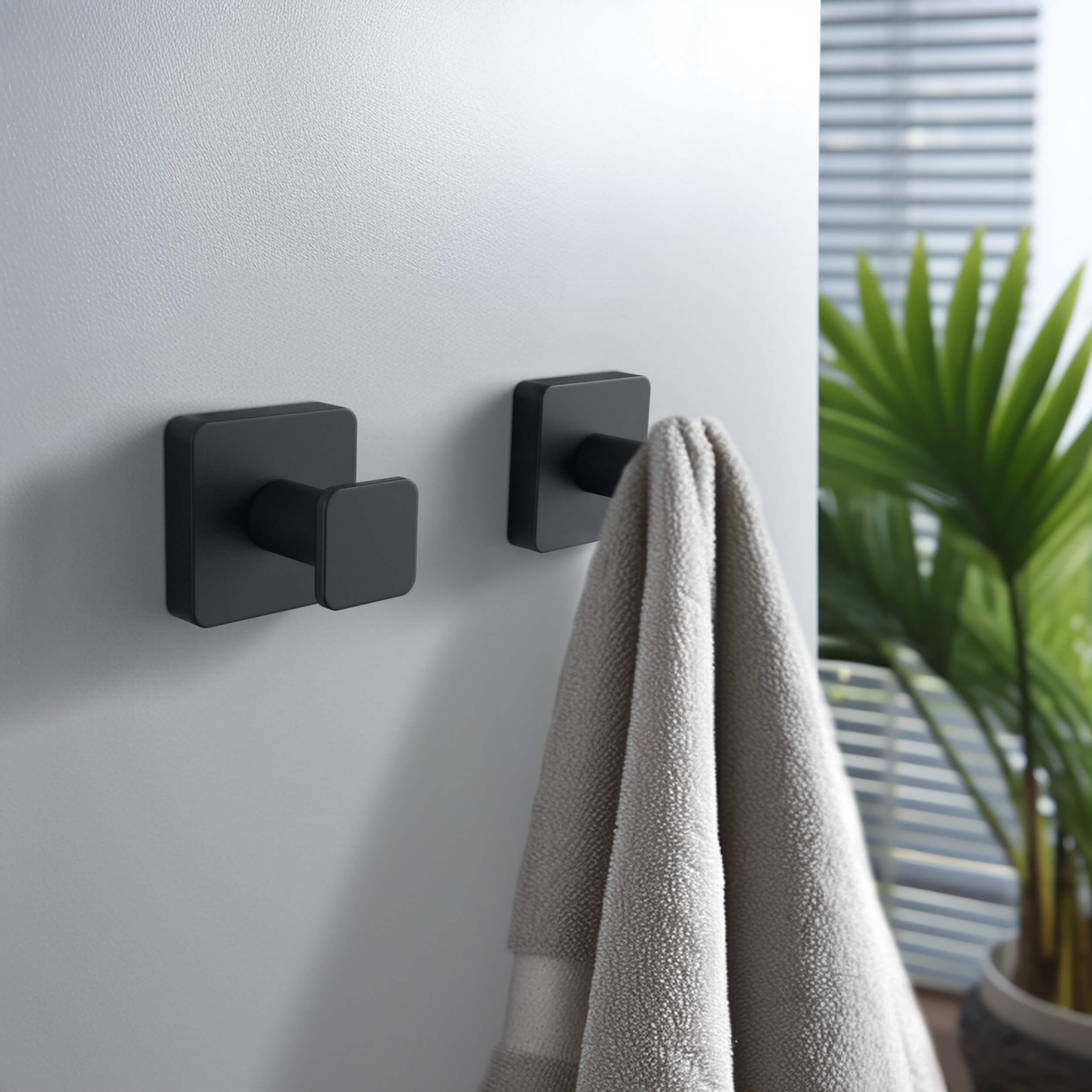 Blaze Bathroom Towel & Robe Hook 3-Piece - KBA1601-3PC