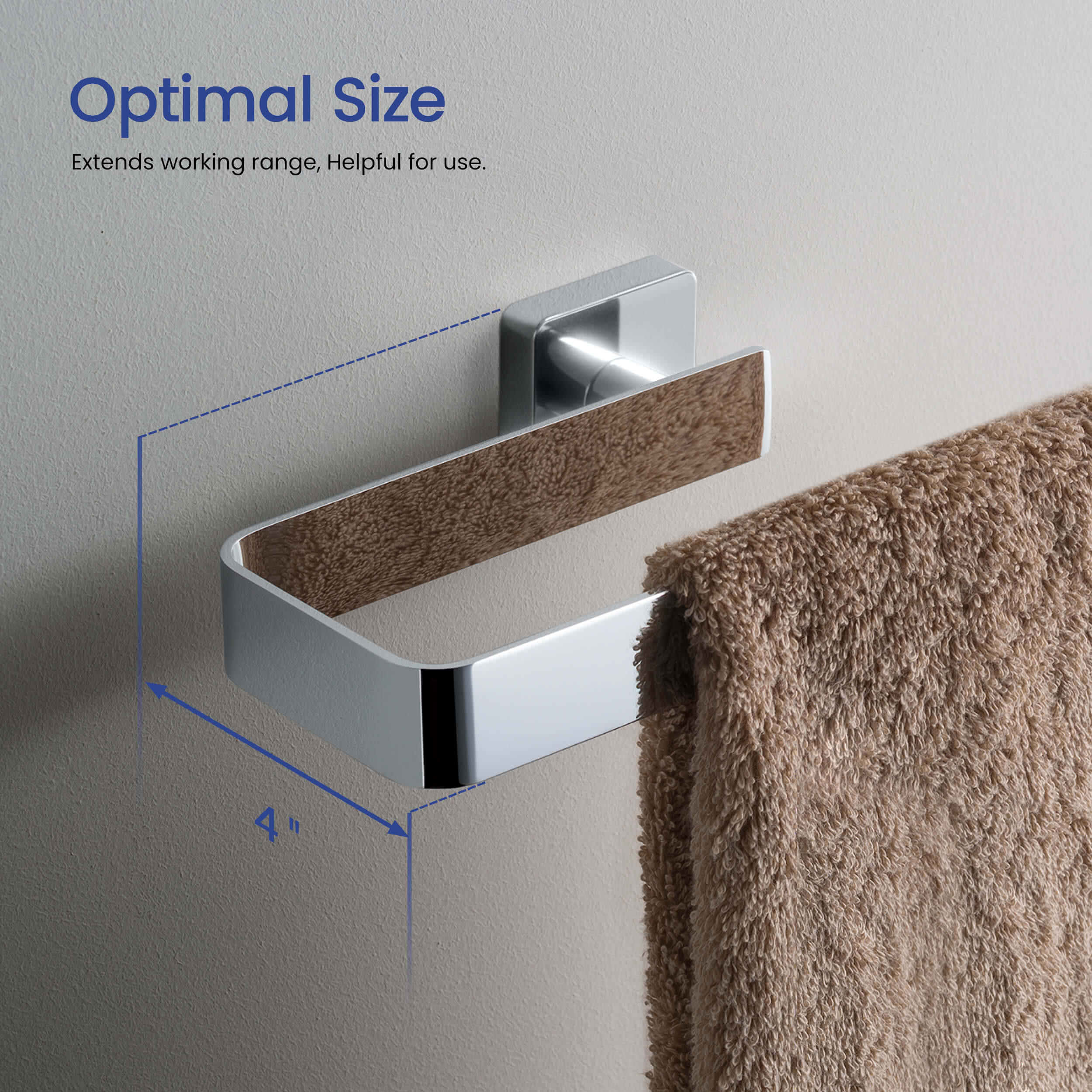 Blaze 10 inch Bathroom Towel Holder KBA1603