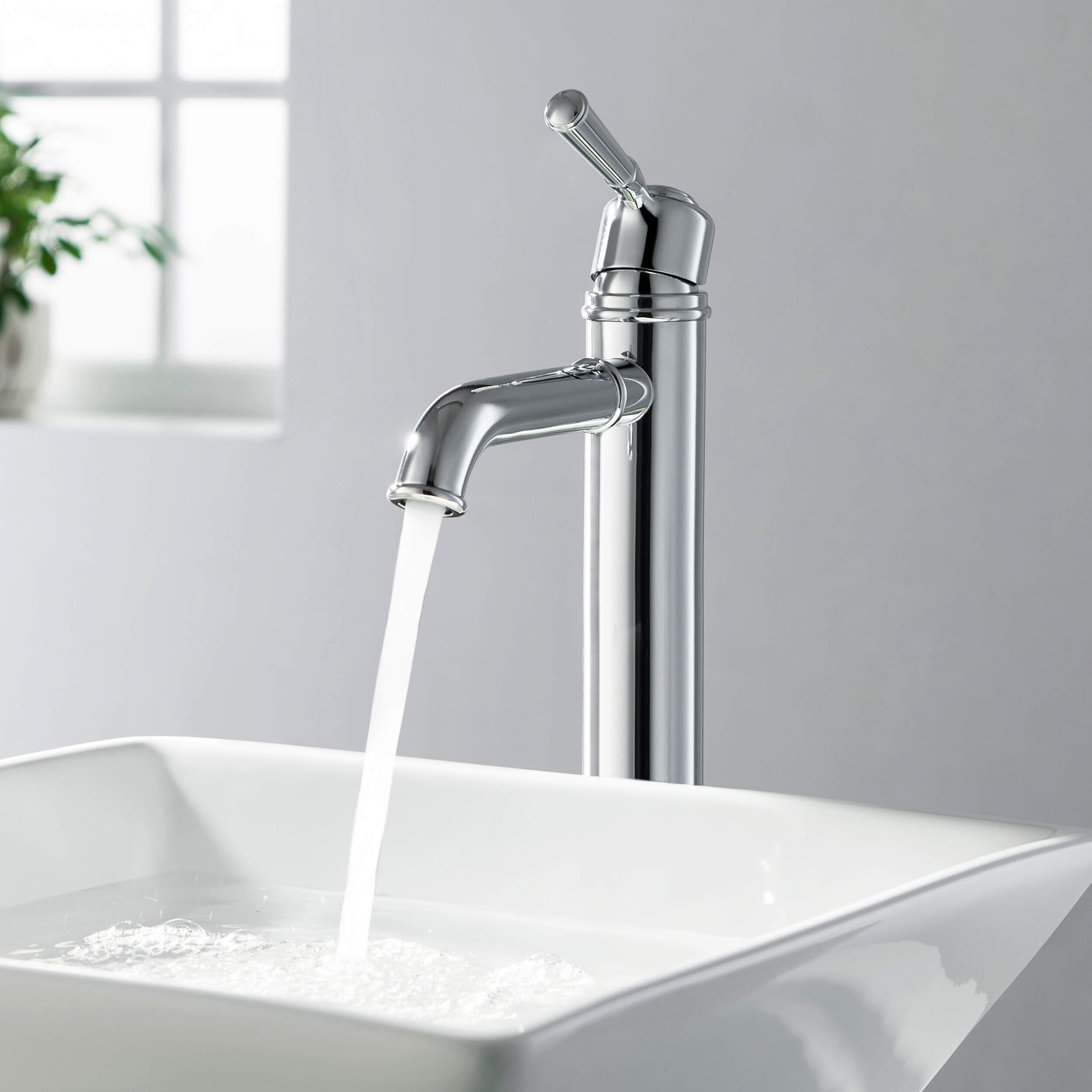 Victorian Single Handle Bathroom Vessel Sink Faucet with Pop Up Drain C-KBF1013-KPW101