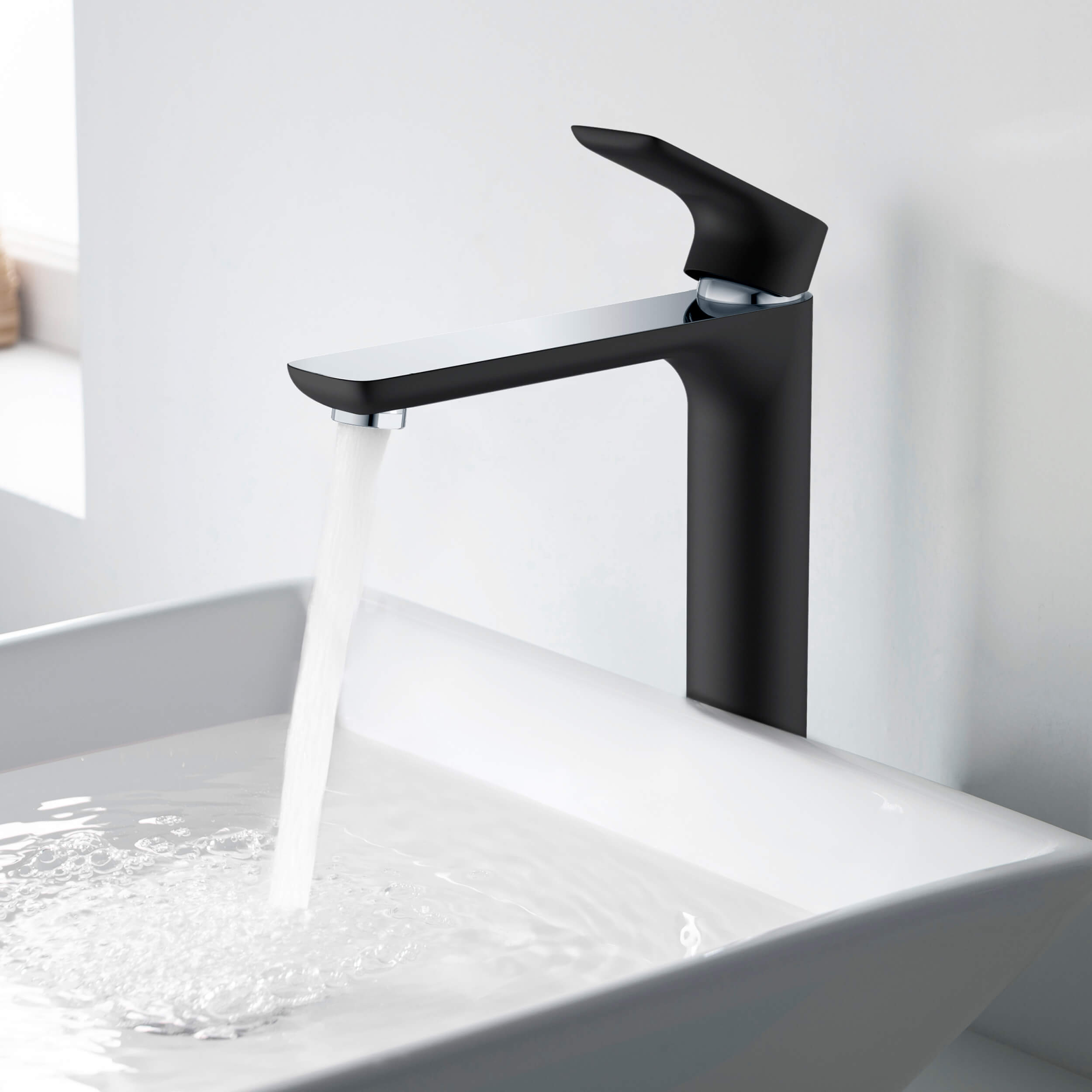 Tender-T Single Handle Bathroom Vessel Sink Faucet with Pop Up Drain C-KBF1020-KPW101