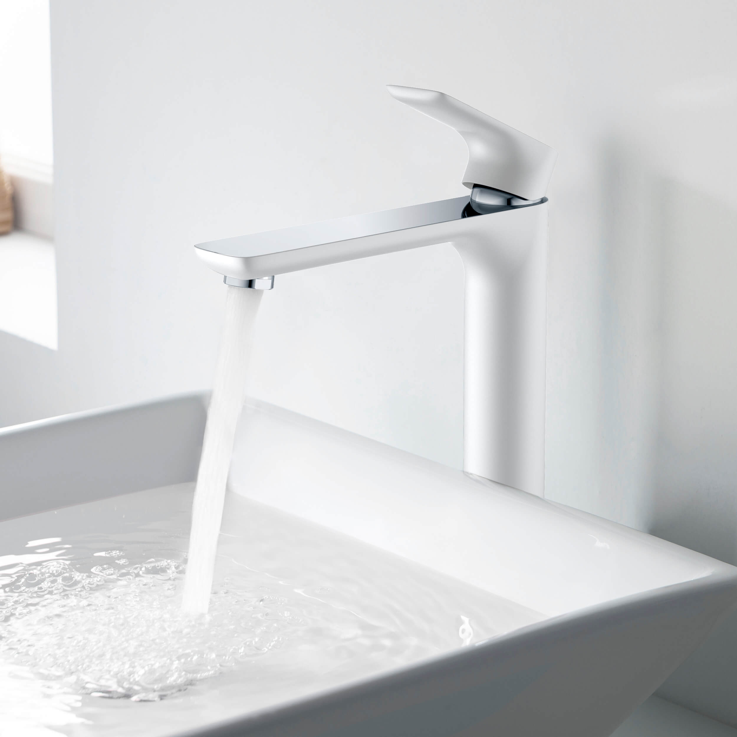 Tender-T Single Handle Bathroom Vessel Sink Faucet with Pop Up Drain C-KBF1020-KPW101