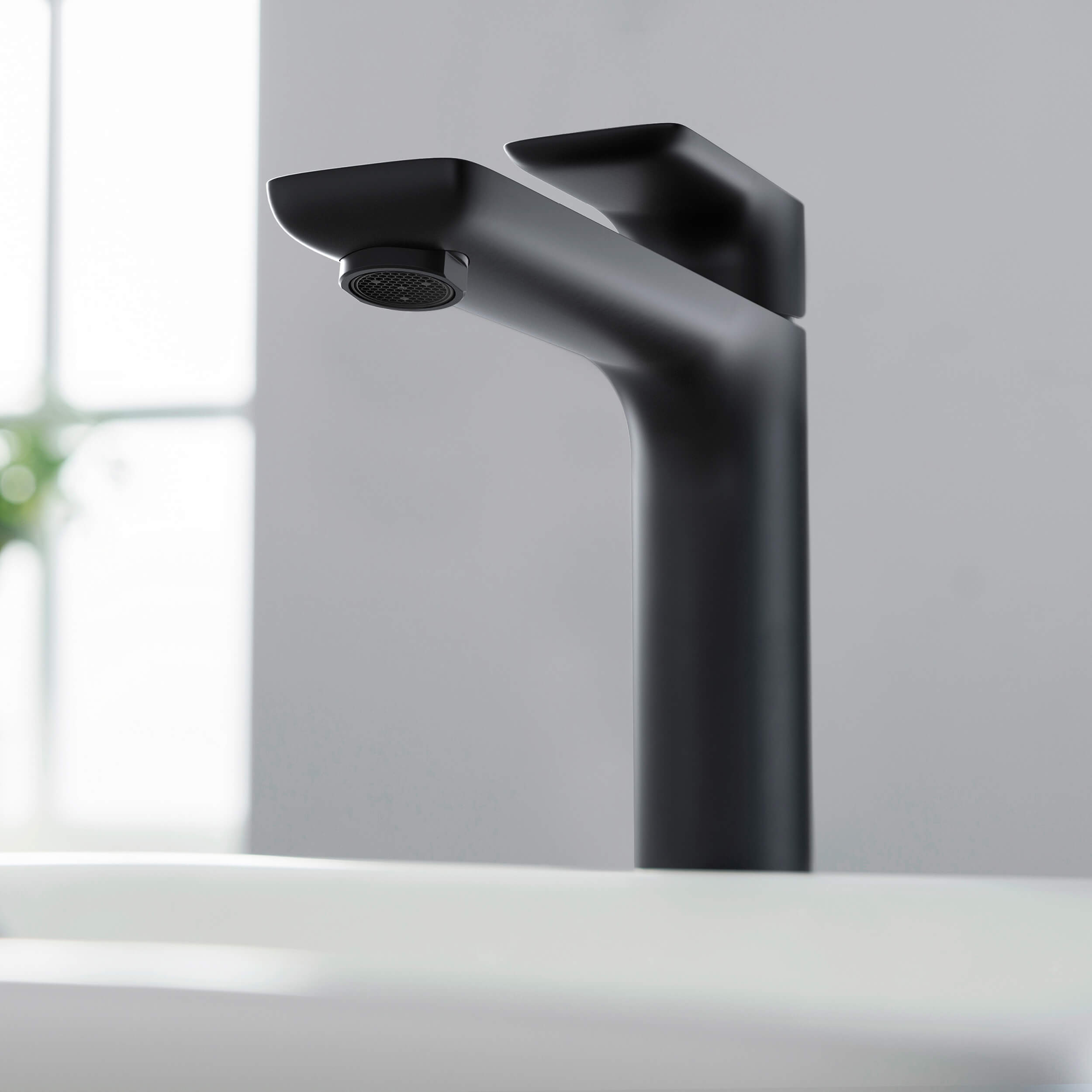 Tender-T Single Handle Bathroom Vessel Sink Faucet with Pop Up Drain C-KBF1020-KPW101