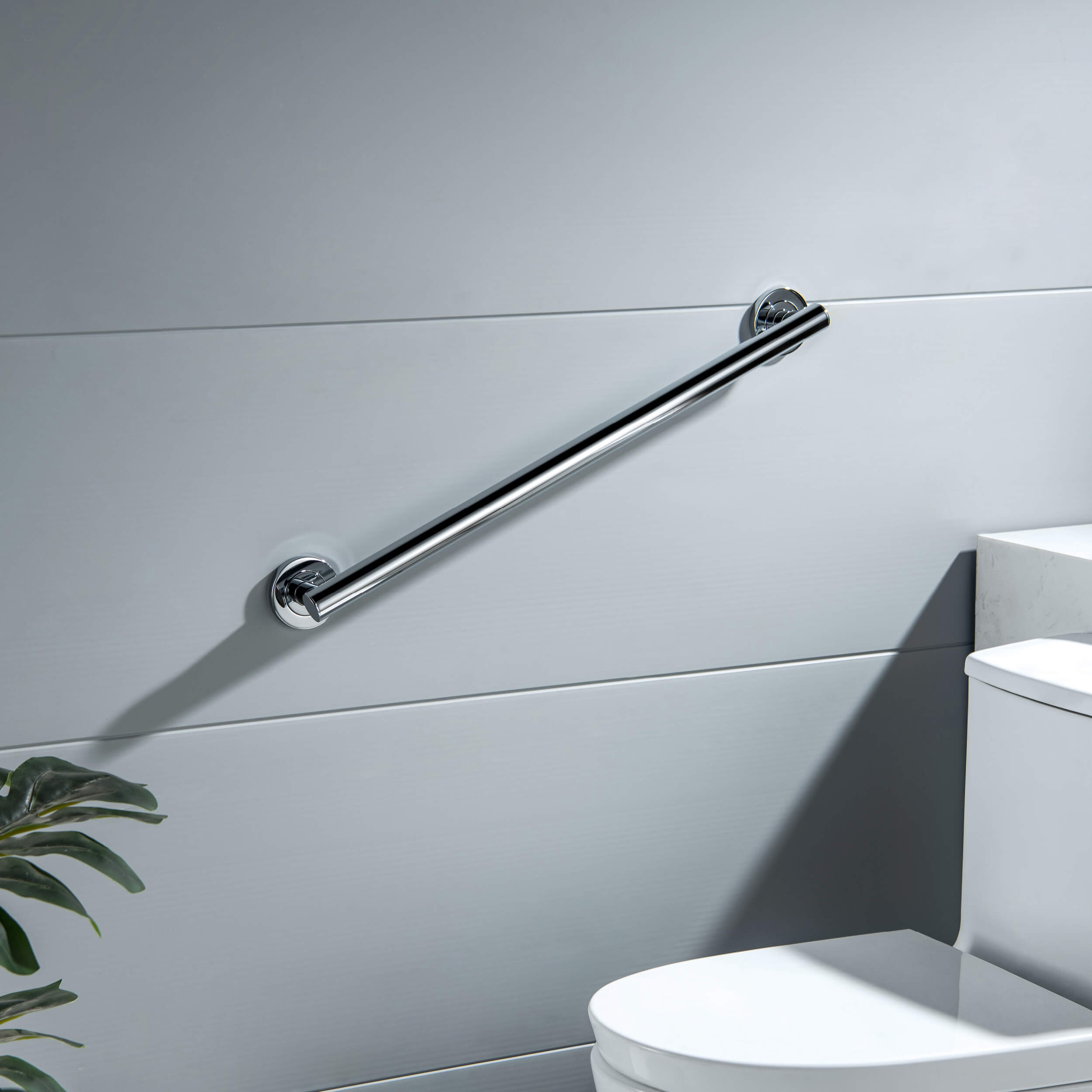 24-Inch Stainless Steel Bathroom Safety Grab Bar – KGB1124