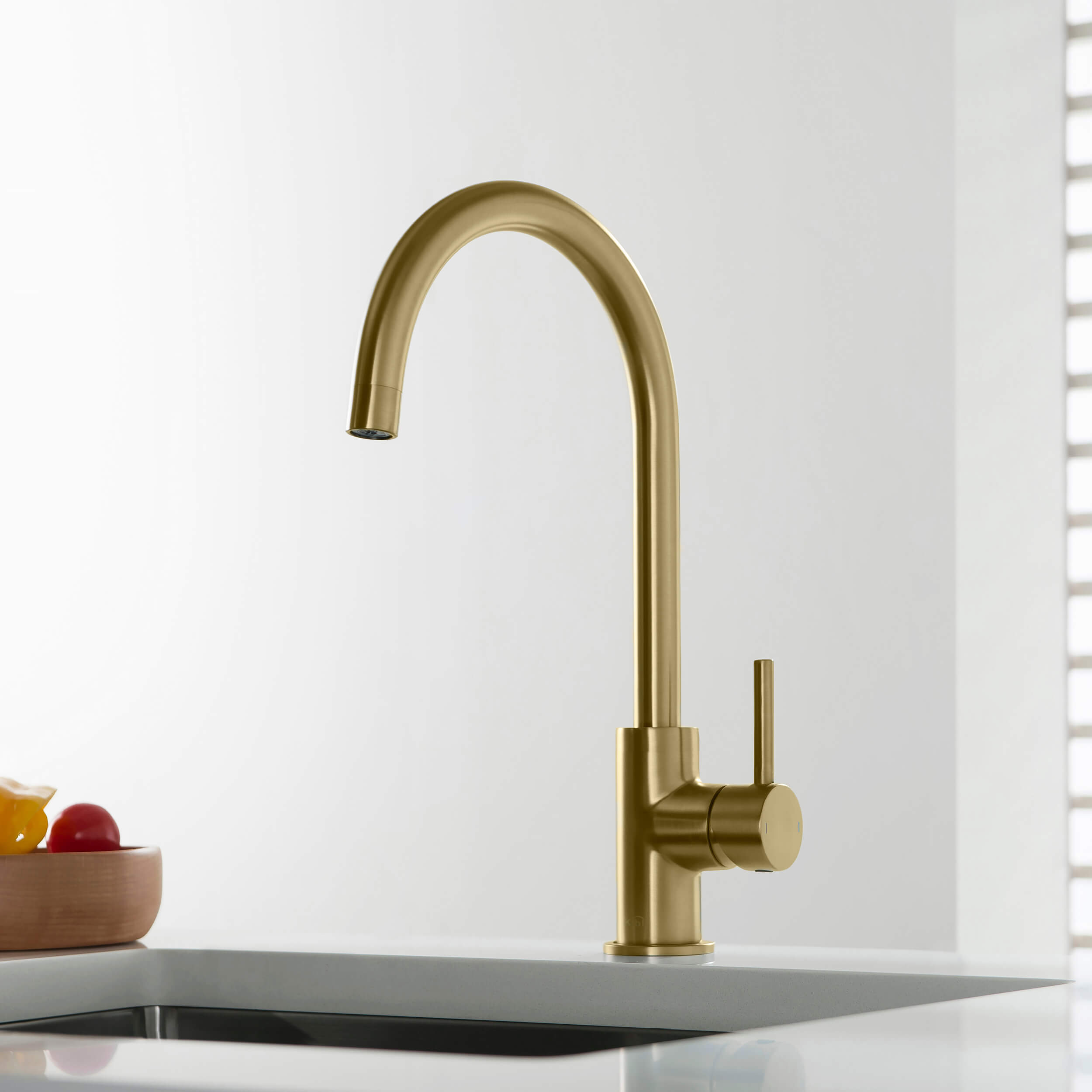 Lowa Single Handle High Arc Kitchen Bar Sink Faucet – KKF2001