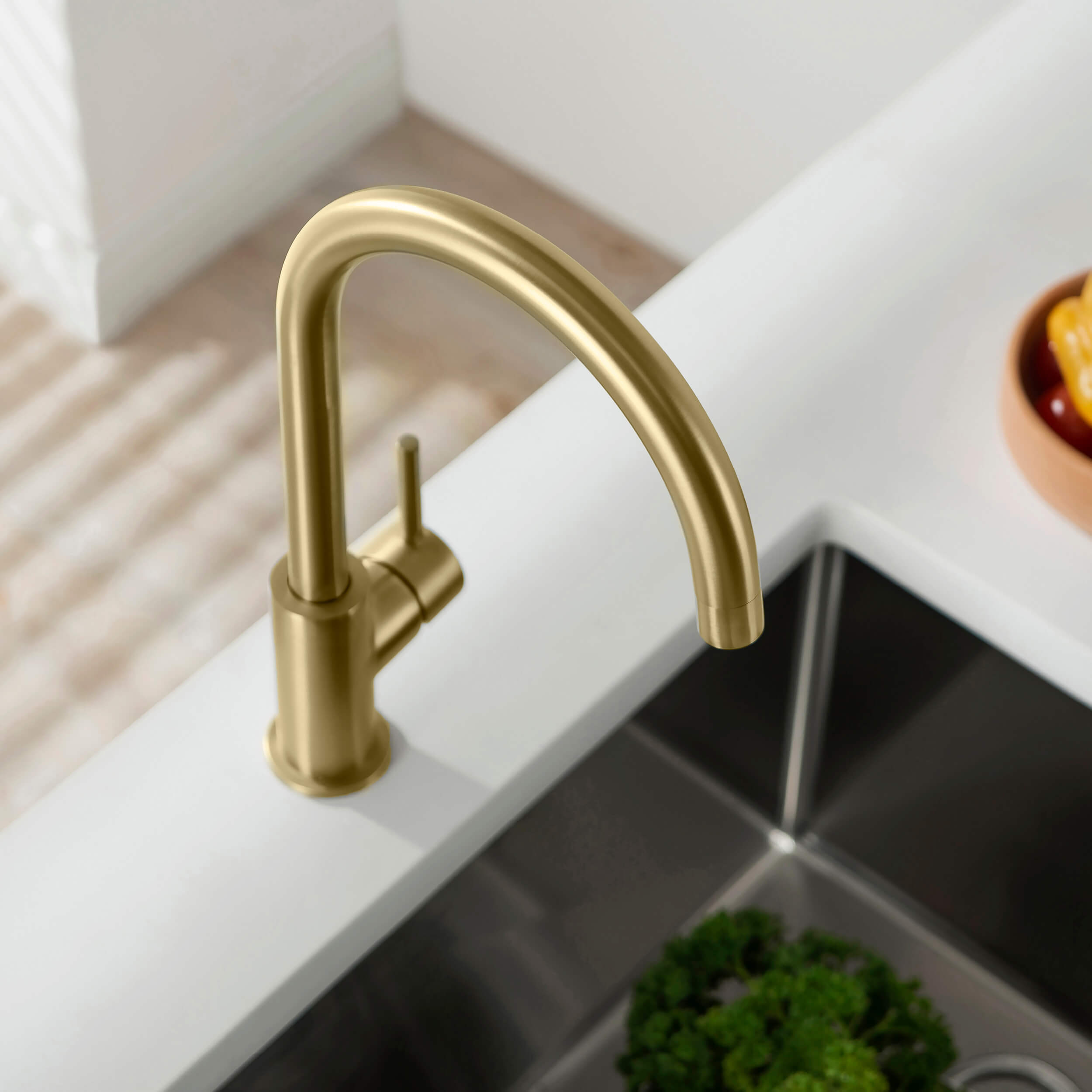 Lowa Single Handle High Arc Kitchen Bar Sink Faucet – KKF2001