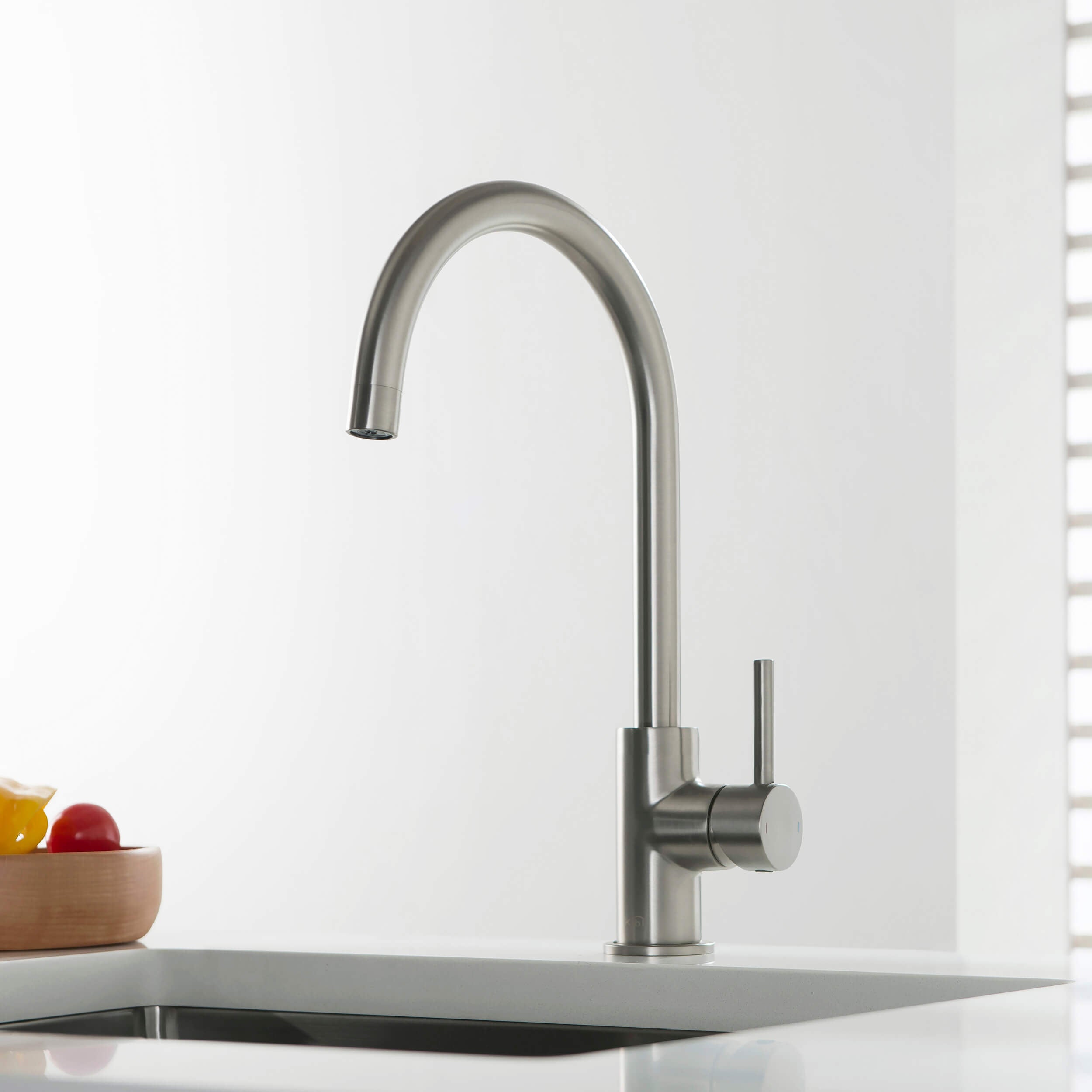 Lowa Single Handle High Arc Kitchen Bar Sink Faucet – KKF2001