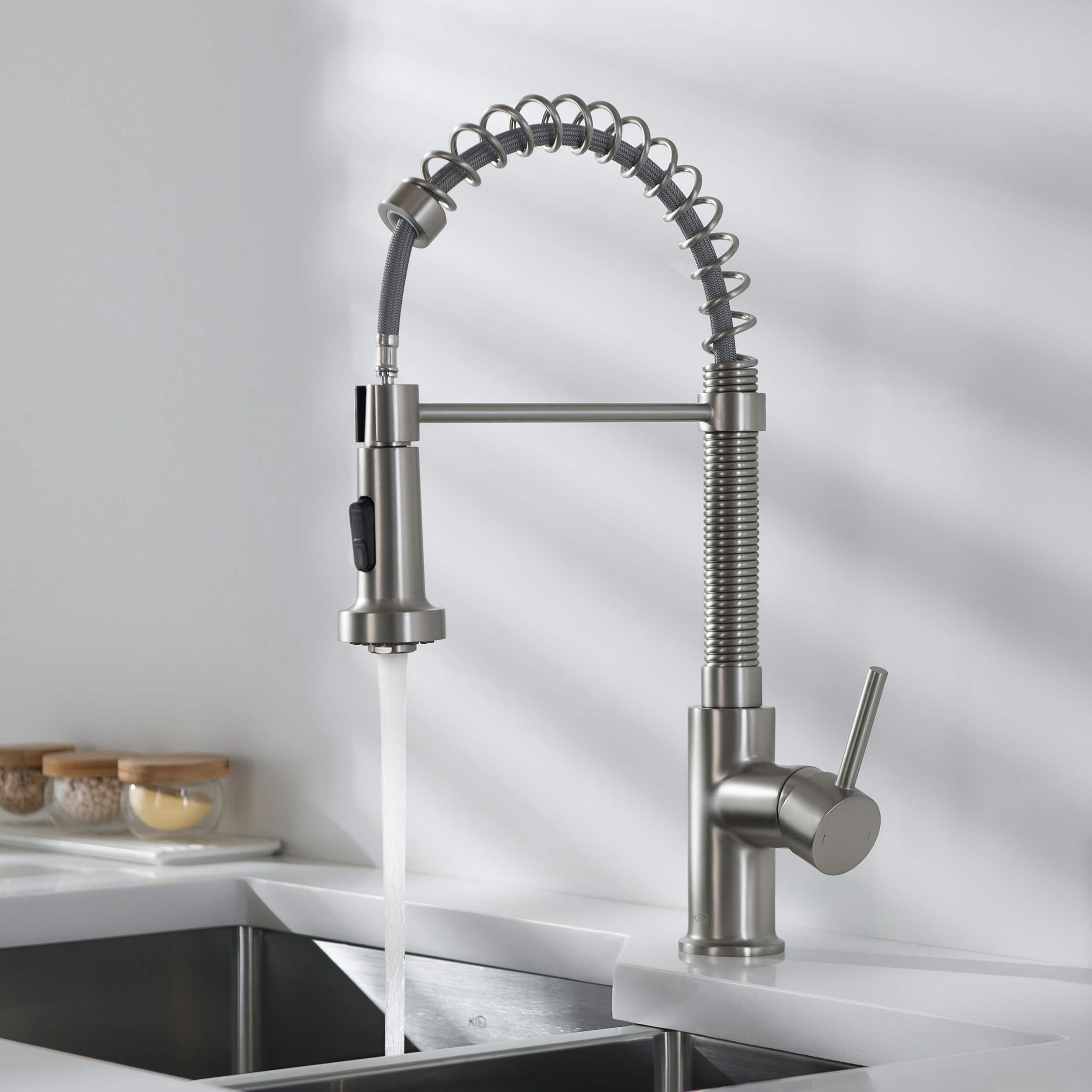 Aurora Single Handle Commercial Style Kitchen Sink Faucet - KKF2003