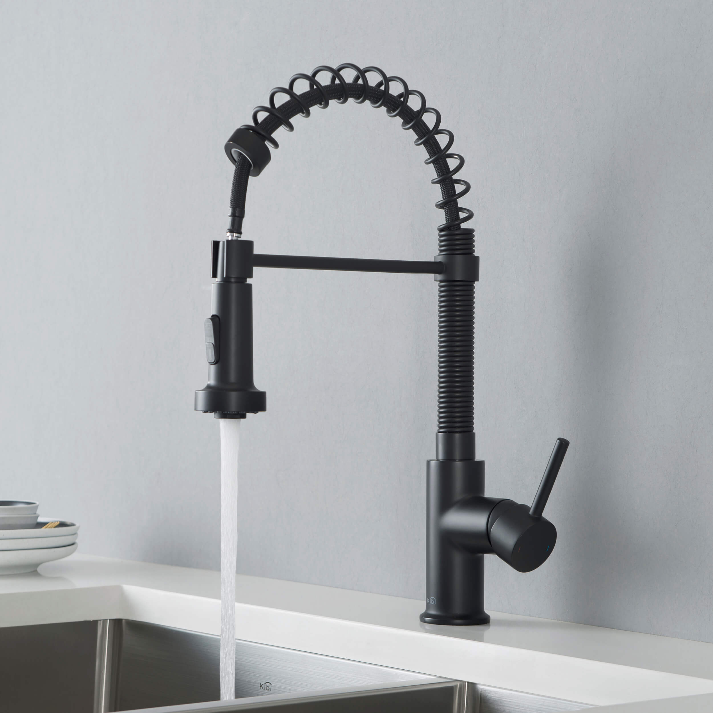 Aurora Single Handle Commercial Style Kitchen Sink Faucet - KKF2003