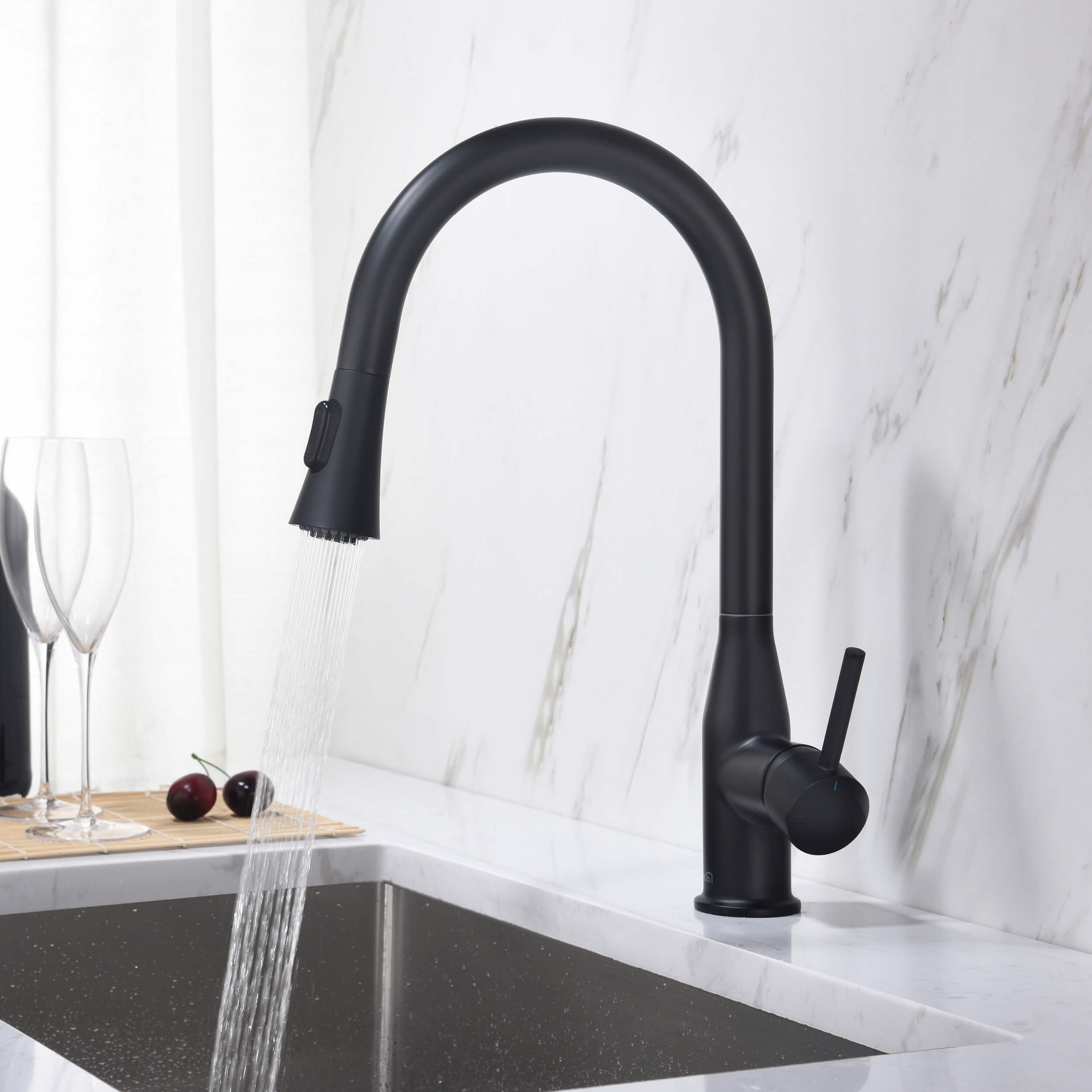 Napa Single Handle Pull Down Kitchen Sink Faucet - KKF2005