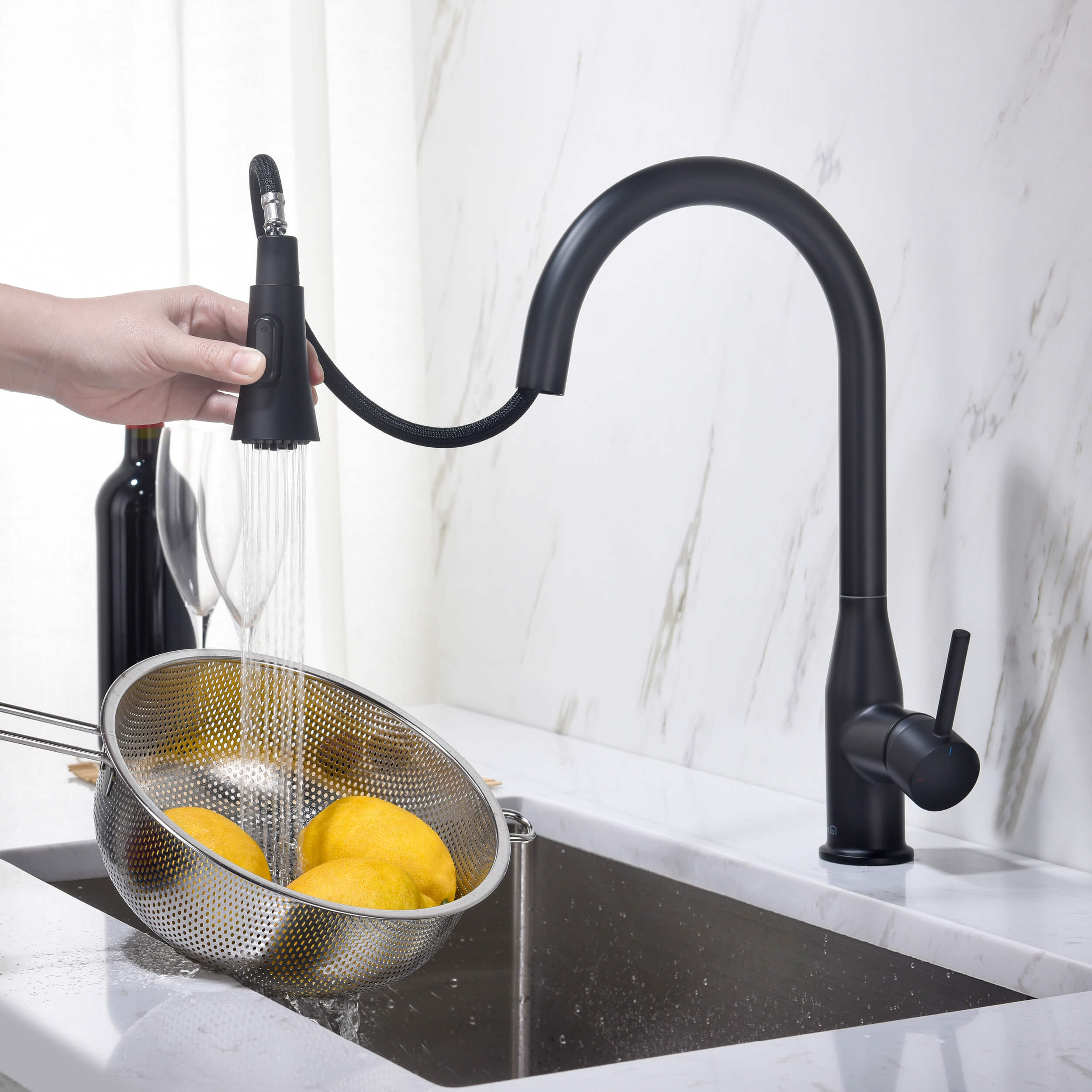 Napa Single Handle Pull Down Kitchen Sink Faucet - KKF2005