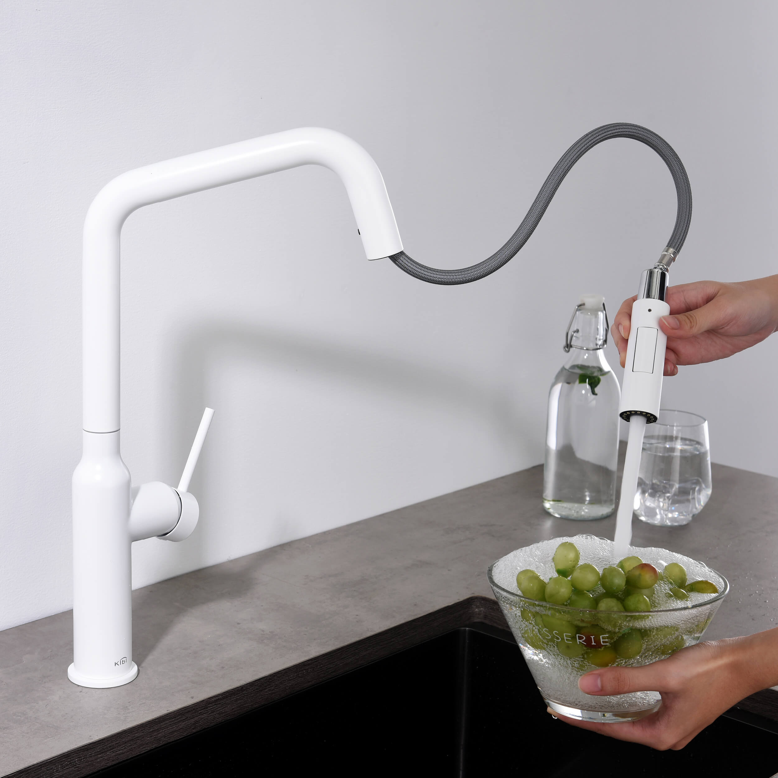 Macon Single Handle Pull Down Kitchen Sink Faucet - KKF2007