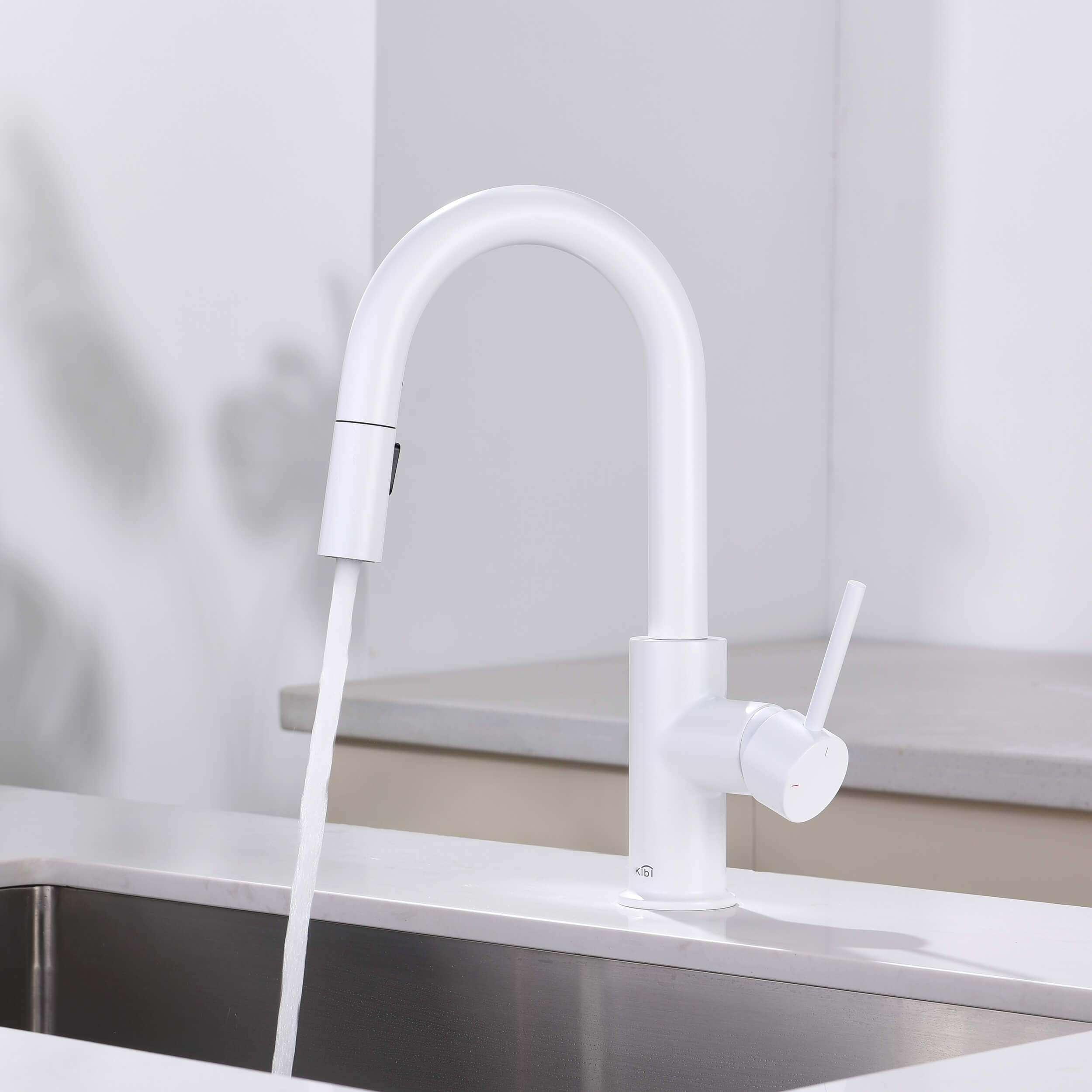 Circular Single Handle Pull Down Kitchen & Bar Sink Faucet - KKF2011