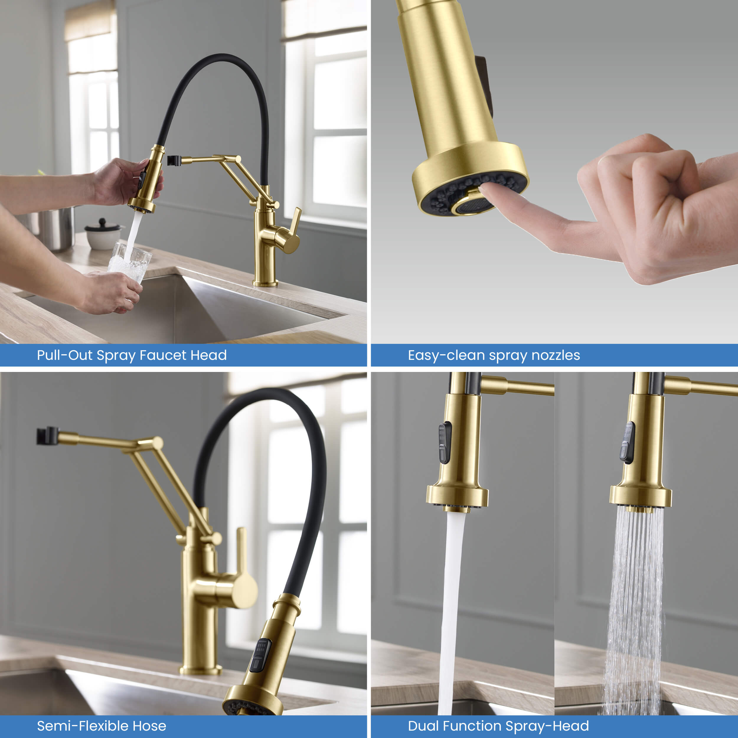 Engel Single Handle Commercial Style Kitchen Faucet - KKF2014