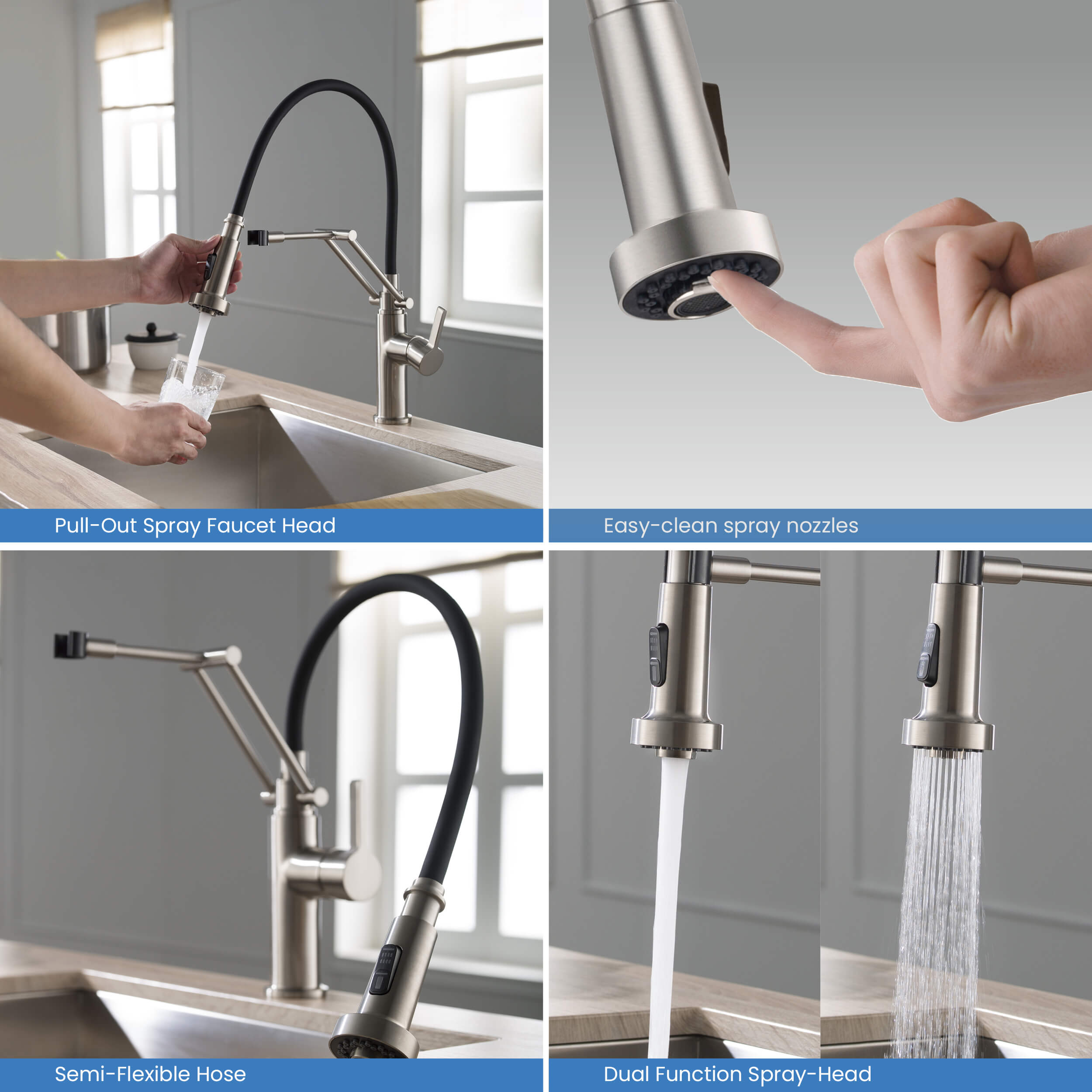 Engel Single Handle Commercial Style Kitchen Faucet - KKF2014