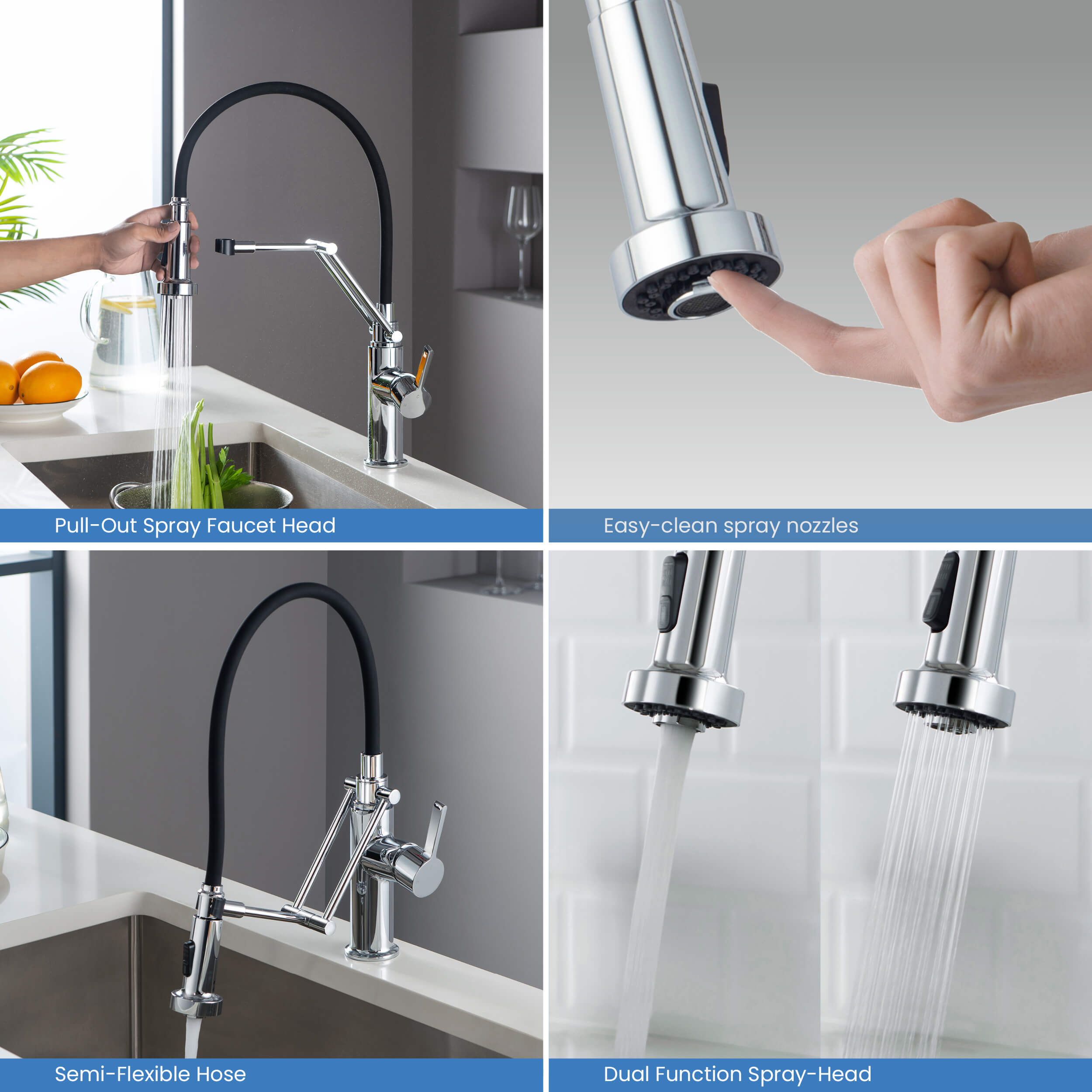 Engel Single Handle Commercial Style Kitchen Faucet - KKF2014