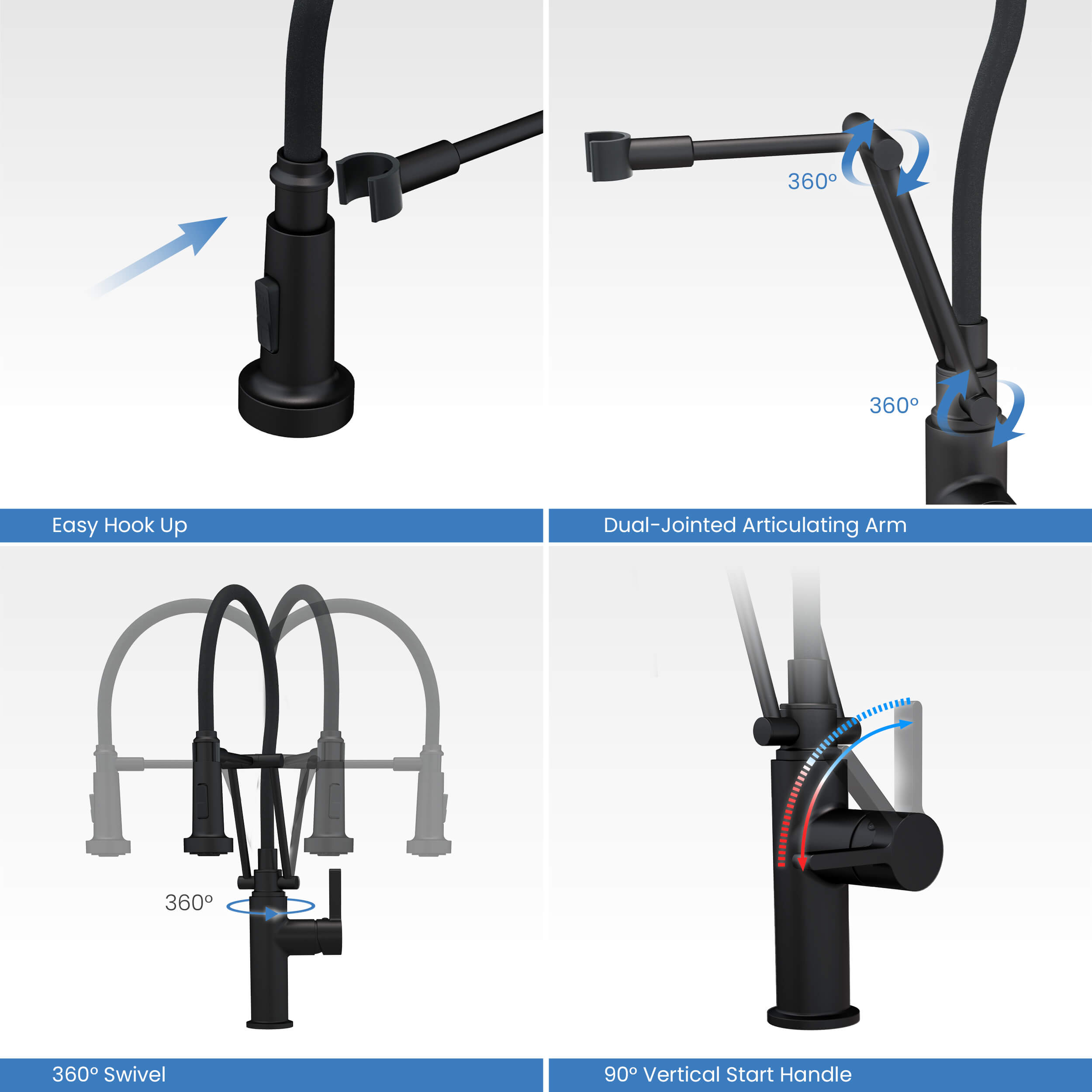 Engel Single Handle Commercial Style Kitchen Faucet - KKF2014