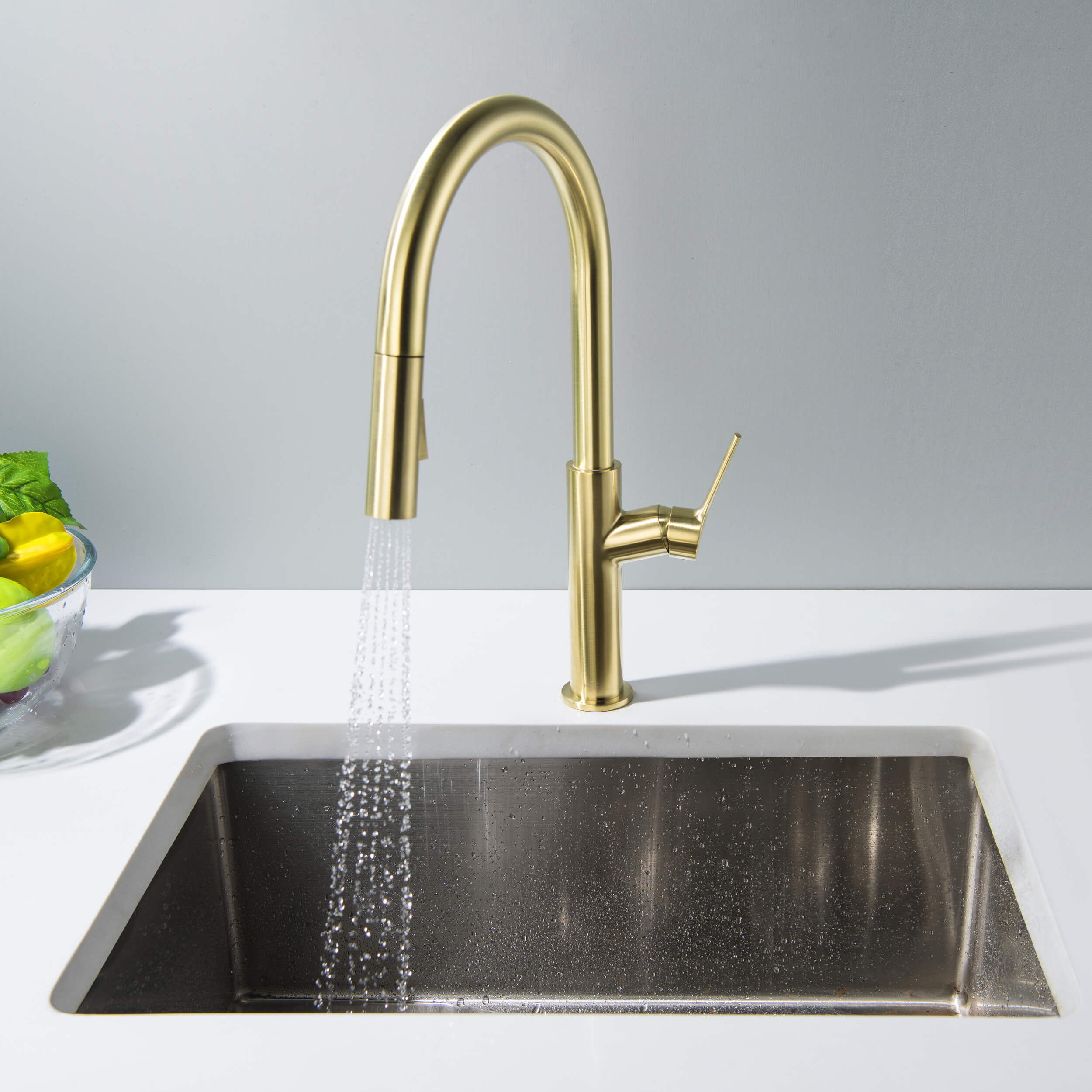 Fusion-T Single Handle Pull Down Kitchen Sink Faucet - KKF2018