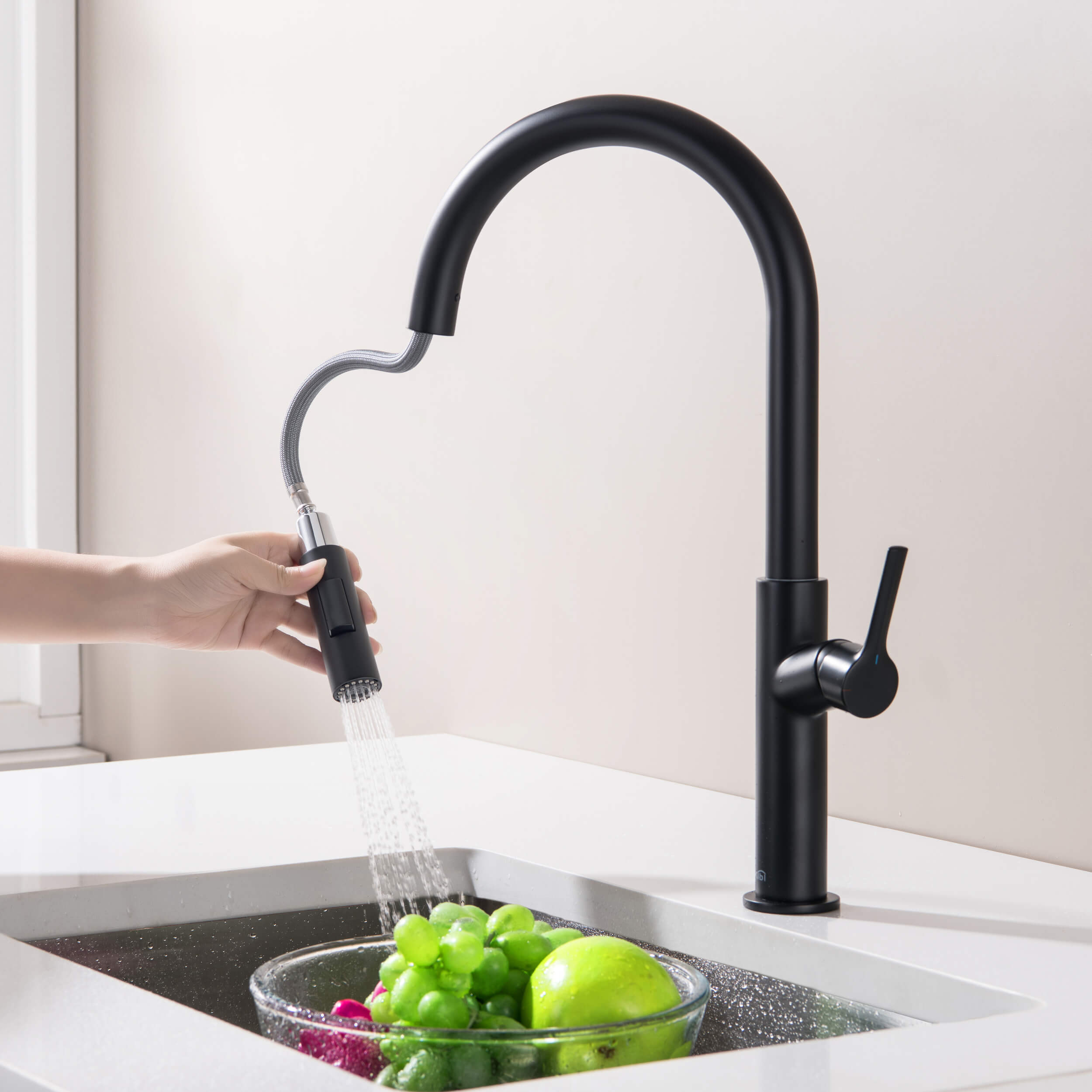 Fusion-T Single Handle Pull Down Kitchen Sink Faucet - KKF2018