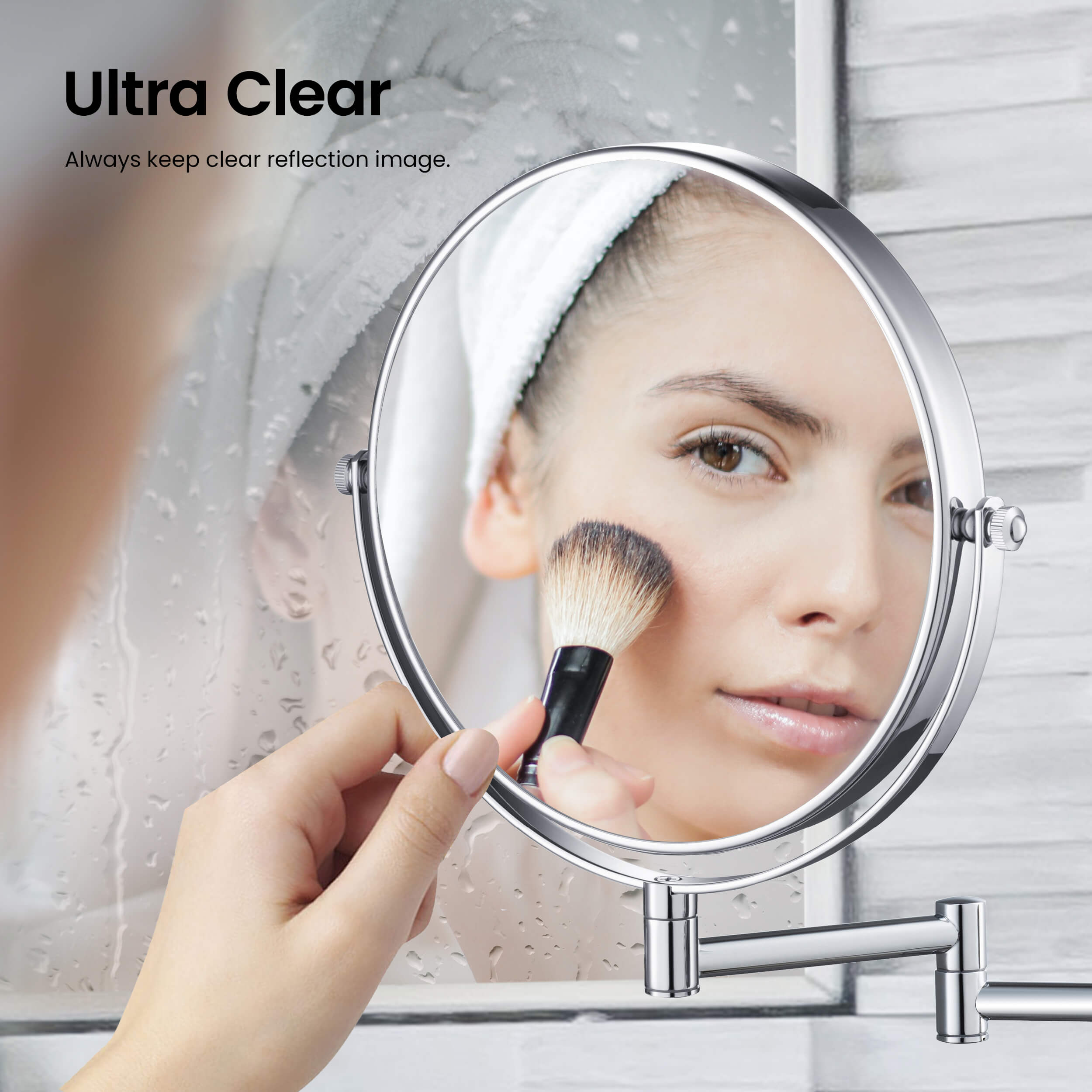 Wall Mount Magnifying Makeup Mirror KMM100