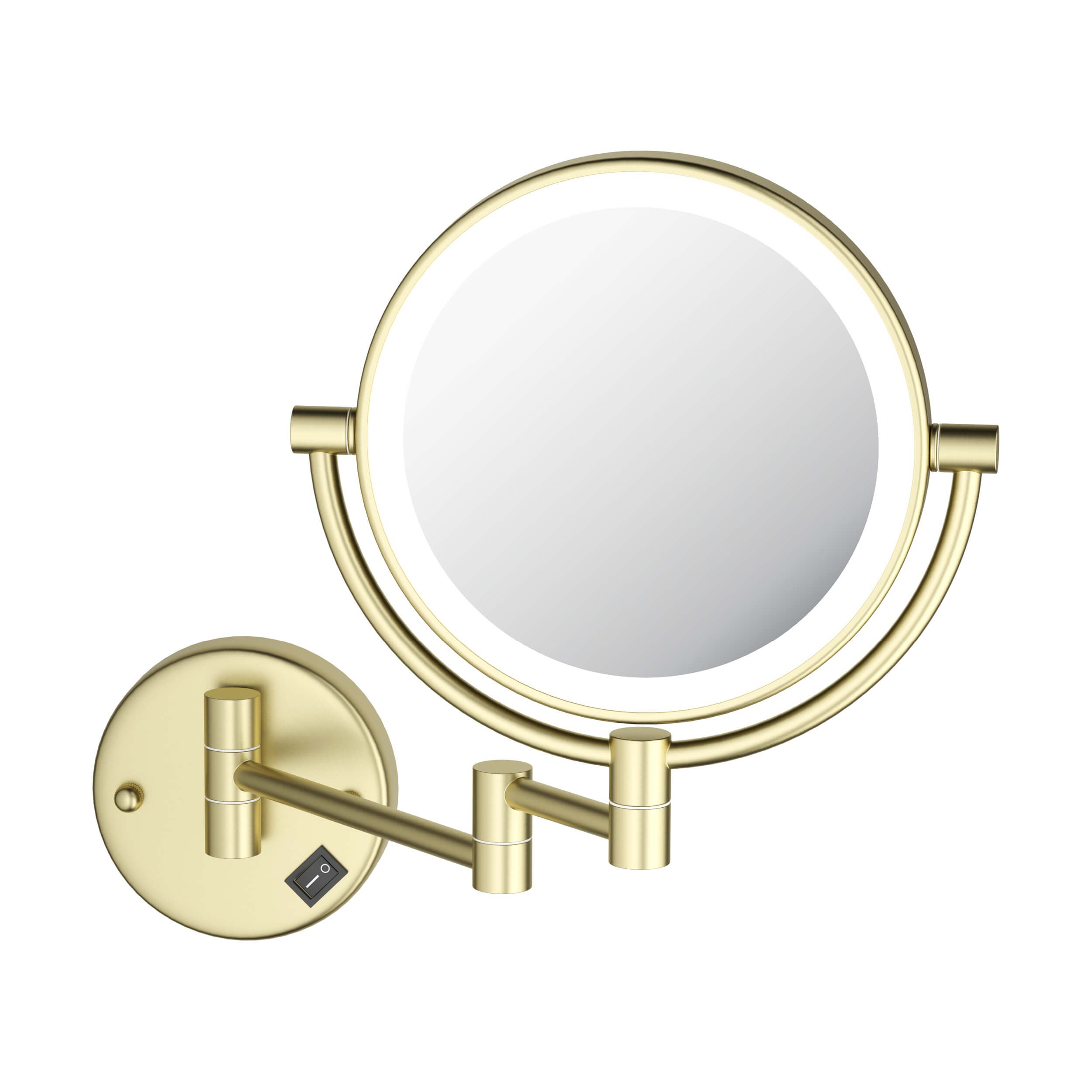 Circular LED Wall Mount Magnifying Makeup Mirror KMM101